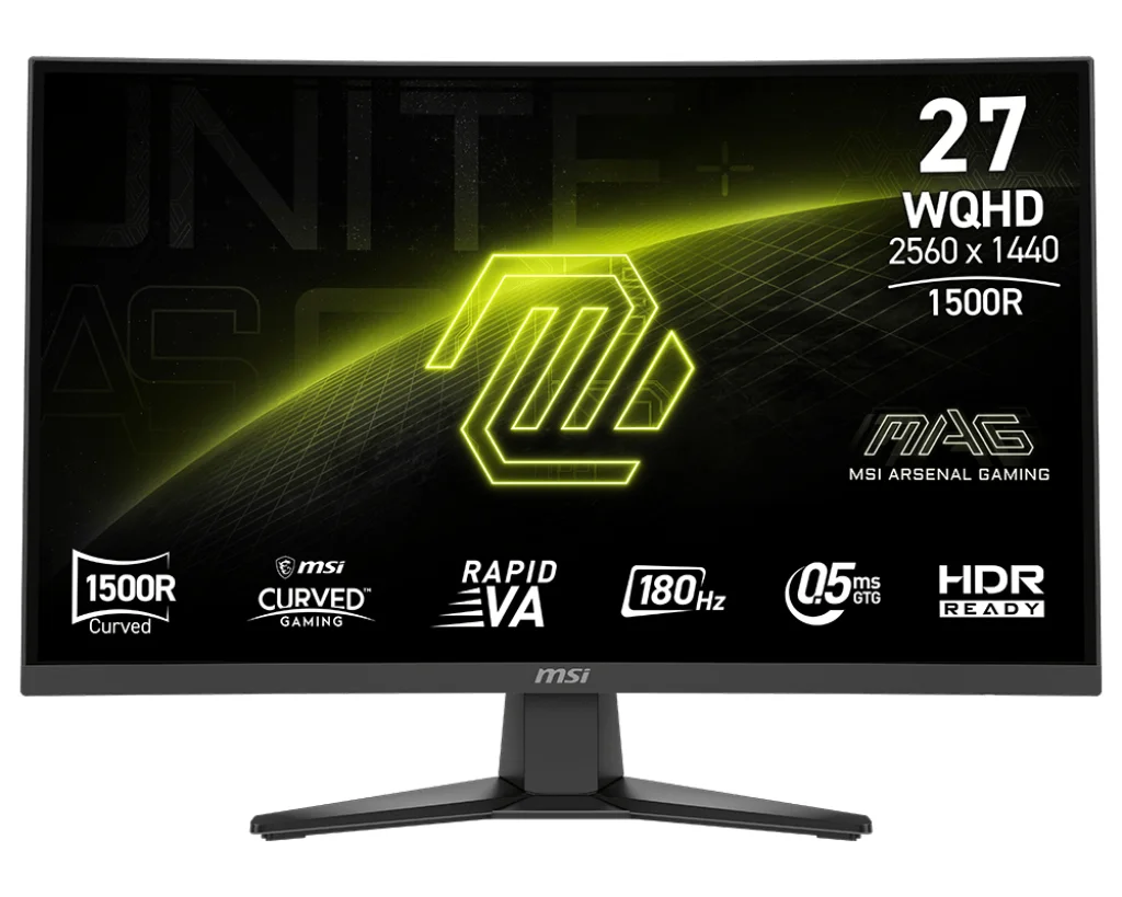 MSI MAG 275CQFDE E18 Computerbildschirm 68,6 cm (27") 2560 x 1440 Pixel Wide Quad HD Schwarz