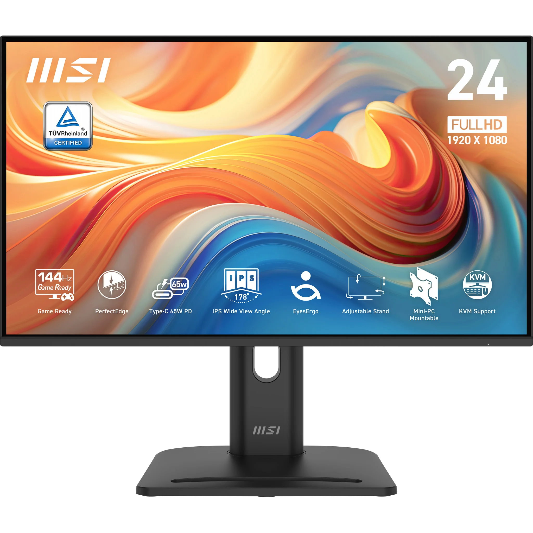 MSI Pro MP245PHG E14 Computerbildschirm 60,5 cm (23.8") 1920 x 1080 Pixel Full HD LCD Schwarz