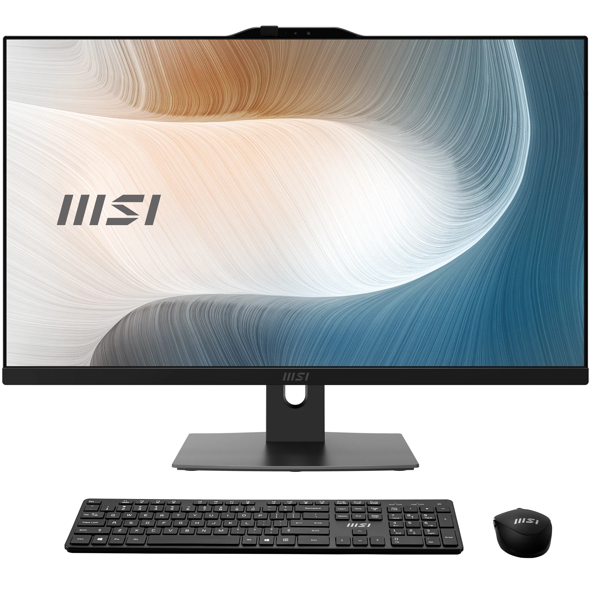MSI Modern AM242P 1M-1871AT All-in-One PC/Workstation Intel Core 3 100U 60,5 cm (23.8") 1920 x 1080 Pixel All-in-One-PC 16 GB DDR5-SDRAM 256 GB SSD Windows 11 Pro Wi-Fi 6E (802.11ax) Schwarz