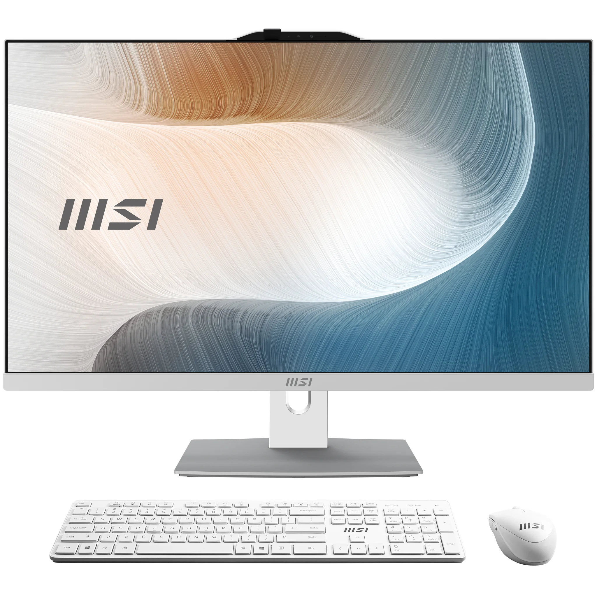 MSI Modern AM242P 1M-1873AT Intel Core 3 100U 60,5 cm (23.8") 1920 x 1080 Pixel All-in-One-PC 16 GB DDR5-SDRAM 256 GB SSD Windows 11 Home Wi-Fi 6E (802.11ax) Weiß