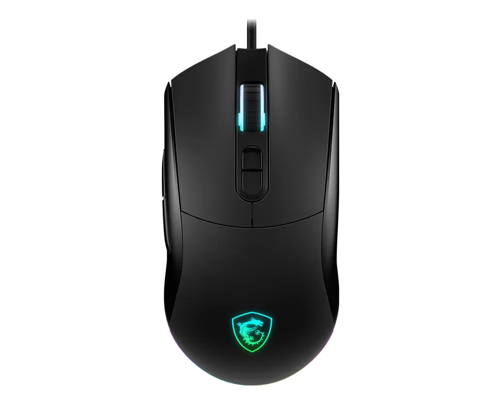 MSI FORGE GM320 Maus Gaming Beidhändig USB Typ-A Optisch 12800 DPI