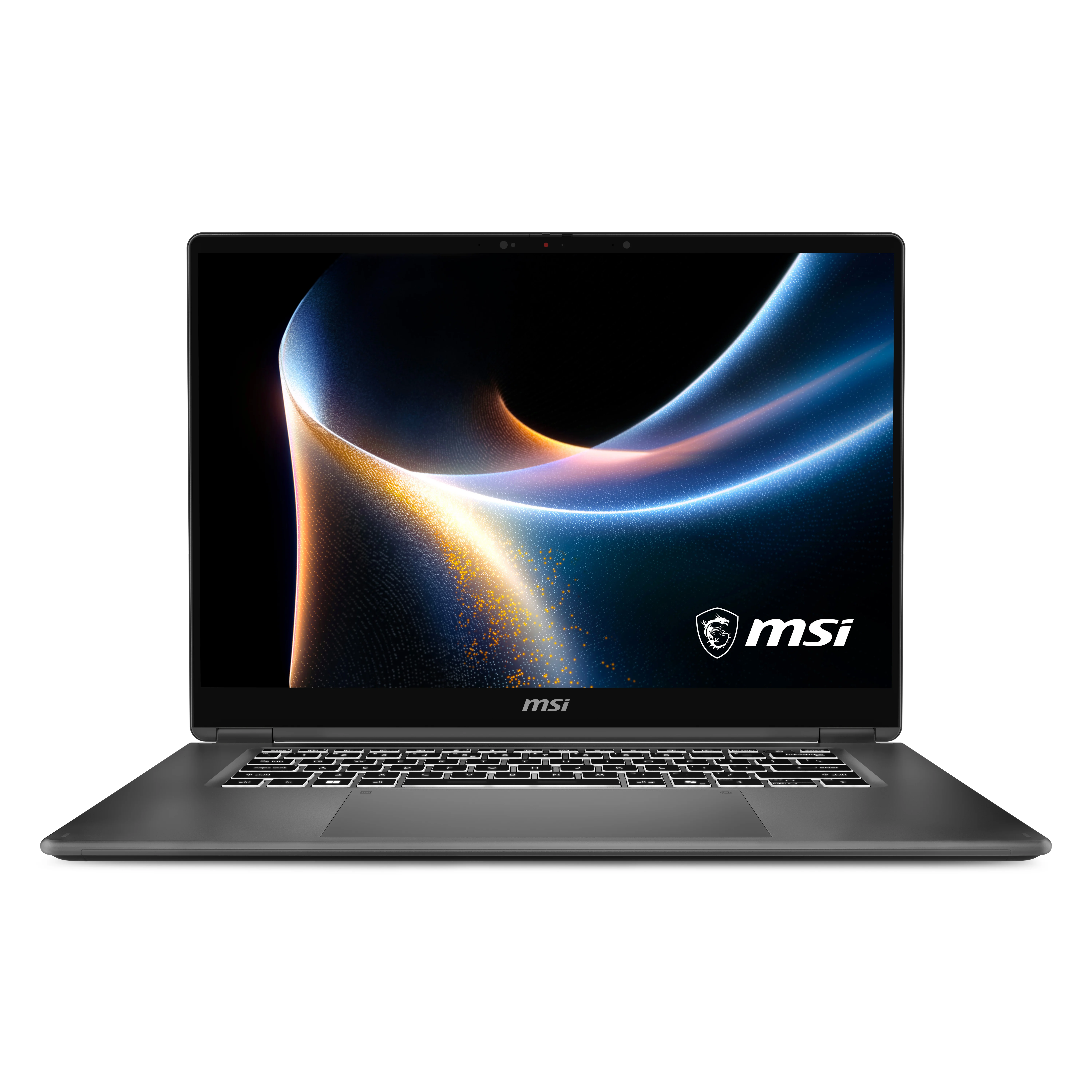 MSI Prestige 16 FLIP AI+ C3MTG-063 Copilot+ PC Intel Core Ultra 9 386H Hybrid (2-in-1) 40,6 cm (16") Touchscreen 2.8K 32 GB LPDDR5x-SDRAM 2 TB SSD Wi-Fi 7 (802.11be) Windows 11 Home Grau
