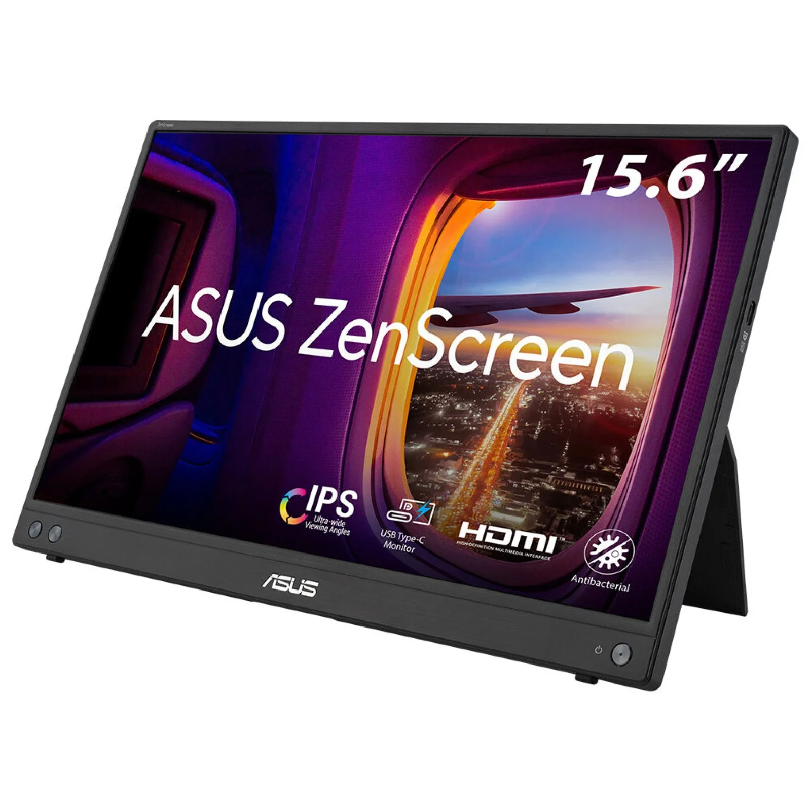 ASUS MB16AHV Computerbildschirm 39,6 cm (15.6") 1920 x 1080 Pixel Full HD LCD Schwarz