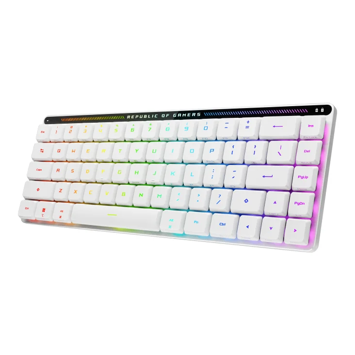 ASUS ROG Falchion RX Low Profile Tastatur Gaming USB + RF Wireless + Bluetooth QWERTZ Weiß