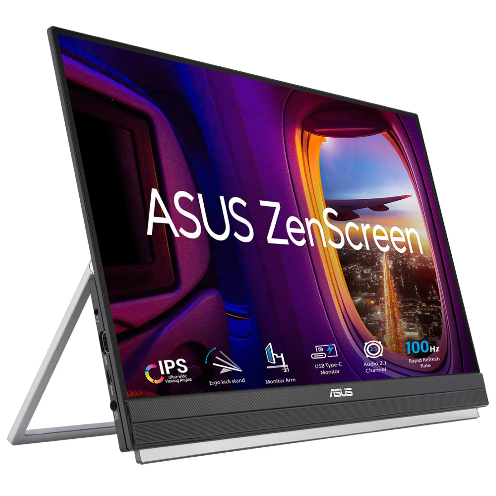ASUS ZenScreen MB229CF Computerbildschirm 54,6 cm (21.5") 1920 x 1080 Pixel Full HD LED Schwarz