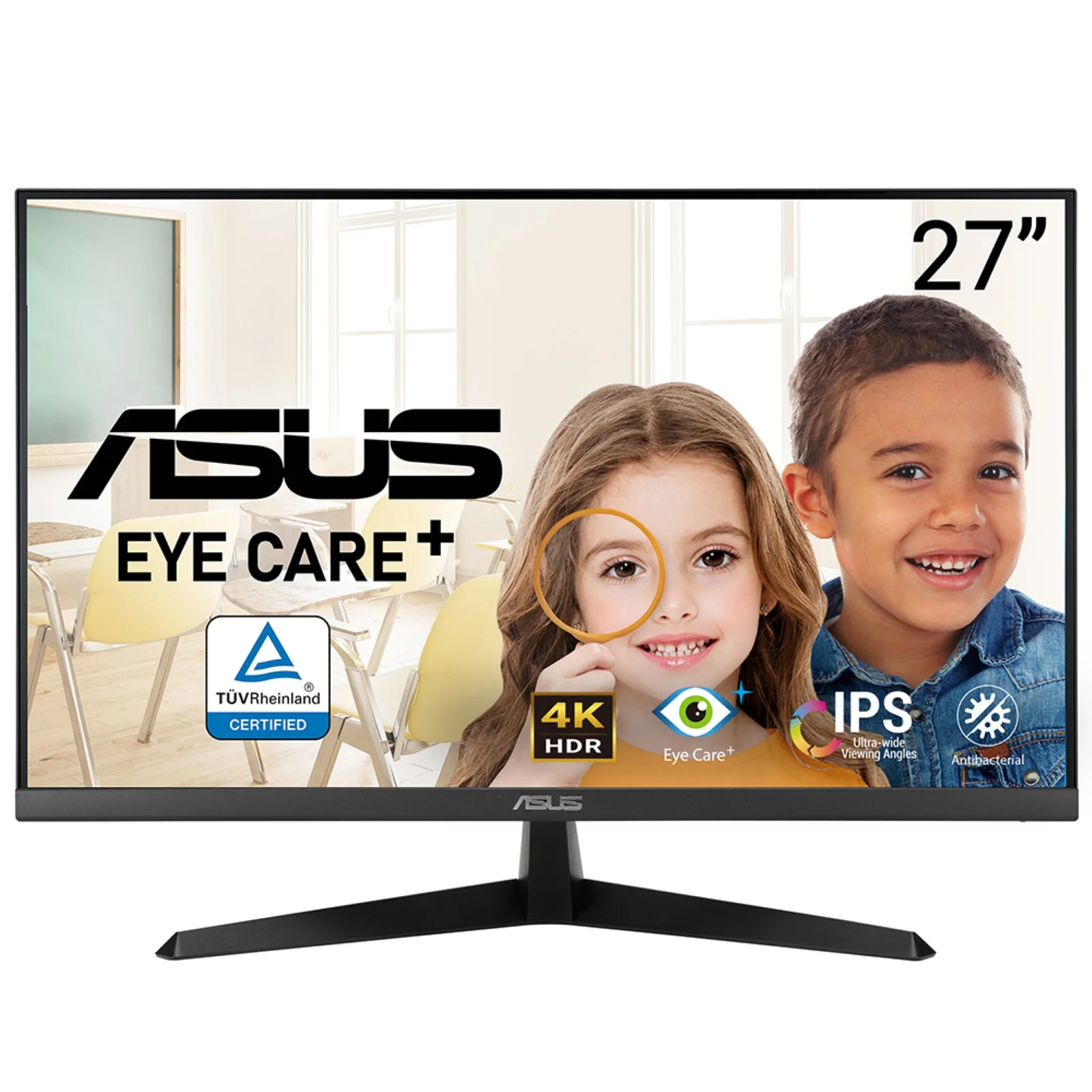 ASUS VY27UQ Computerbildschirm 68,6 cm (27") 3840 x 2160 Pixel 4K Ultra HD LCD Schwarz