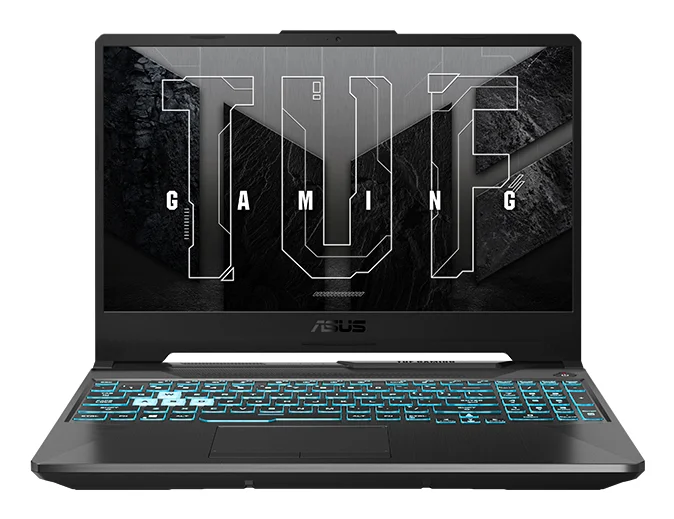 ASUS TUF Gaming A15 FA506NC-HN001W AMD Ryzen™ 5 7535HS Laptop 39,6 cm (15.6") Full HD 16 GB DDR5-SDRAM 512 GB SSD NVIDIA GeForce RTX 3050 Wi-Fi 6 (802.11ax) Windows 11 Home Schwarz