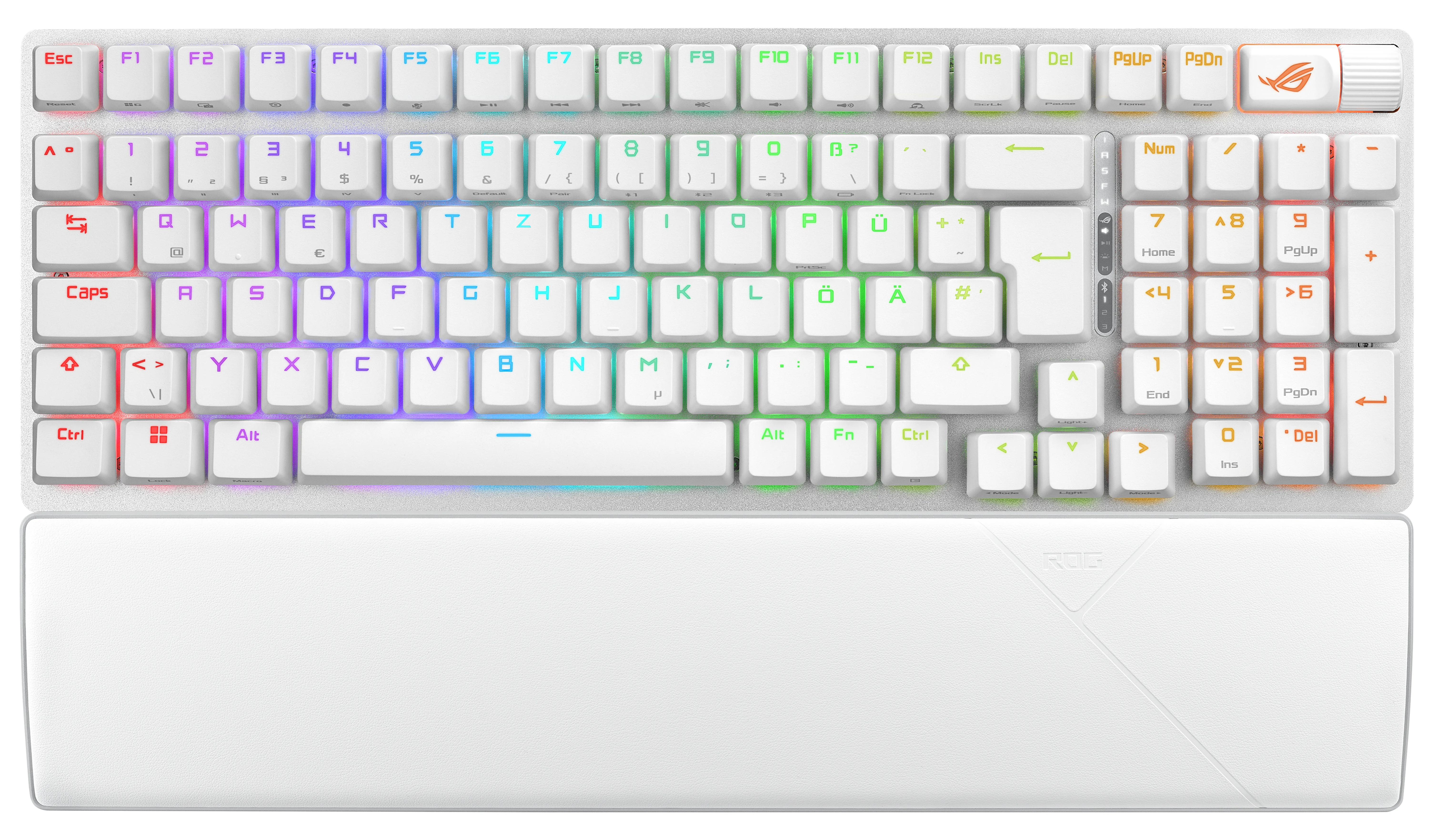ASUS ROG Strix Scope II 96 Wireless Tastatur Gaming USB + RF Wireless + Bluetooth QWERTZ Deutsch Weiß