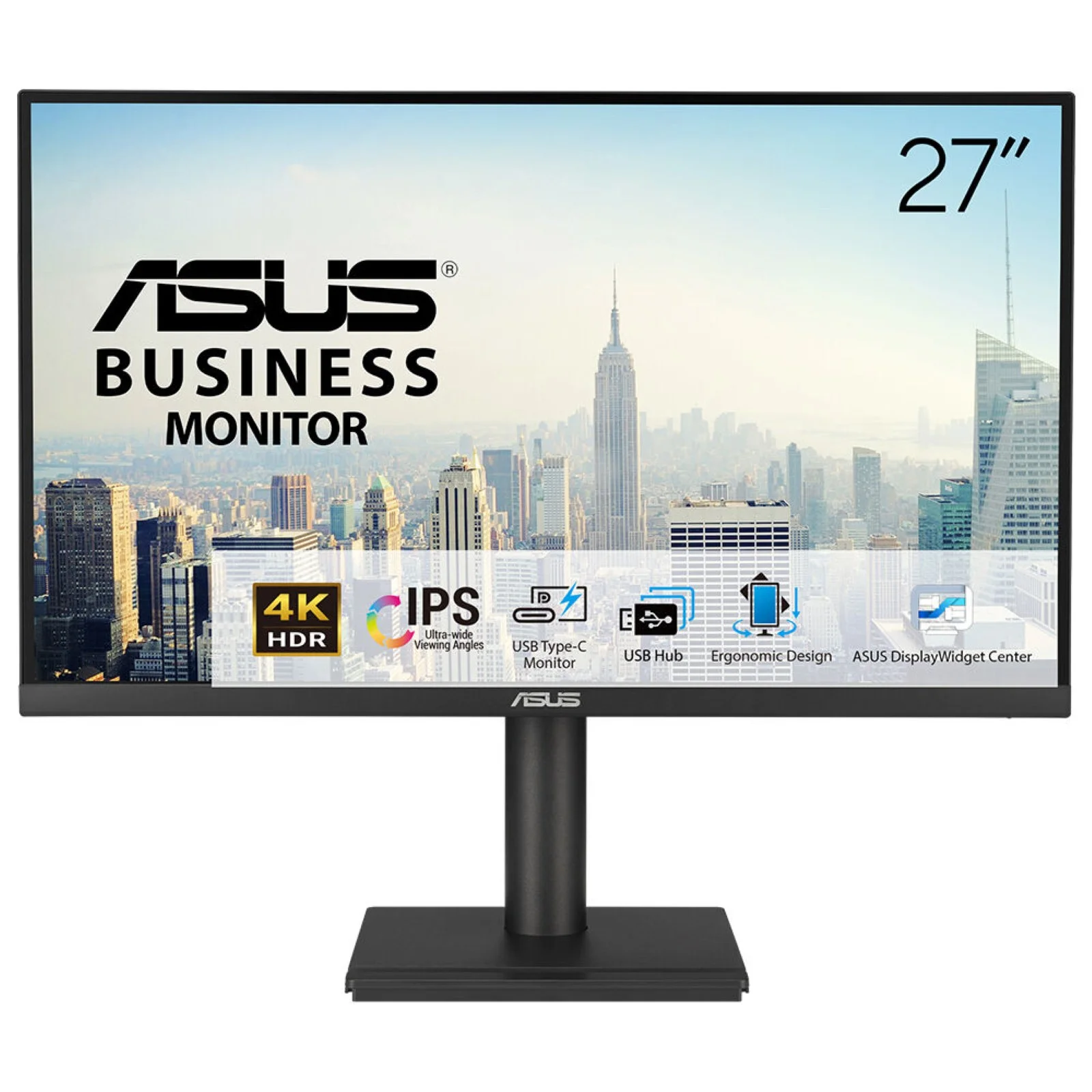ASUS VA27UCPS Computerbildschirm 68,6 cm (27") 3840 x 2160 Pixel 4K Ultra HD LCD Schwarz
