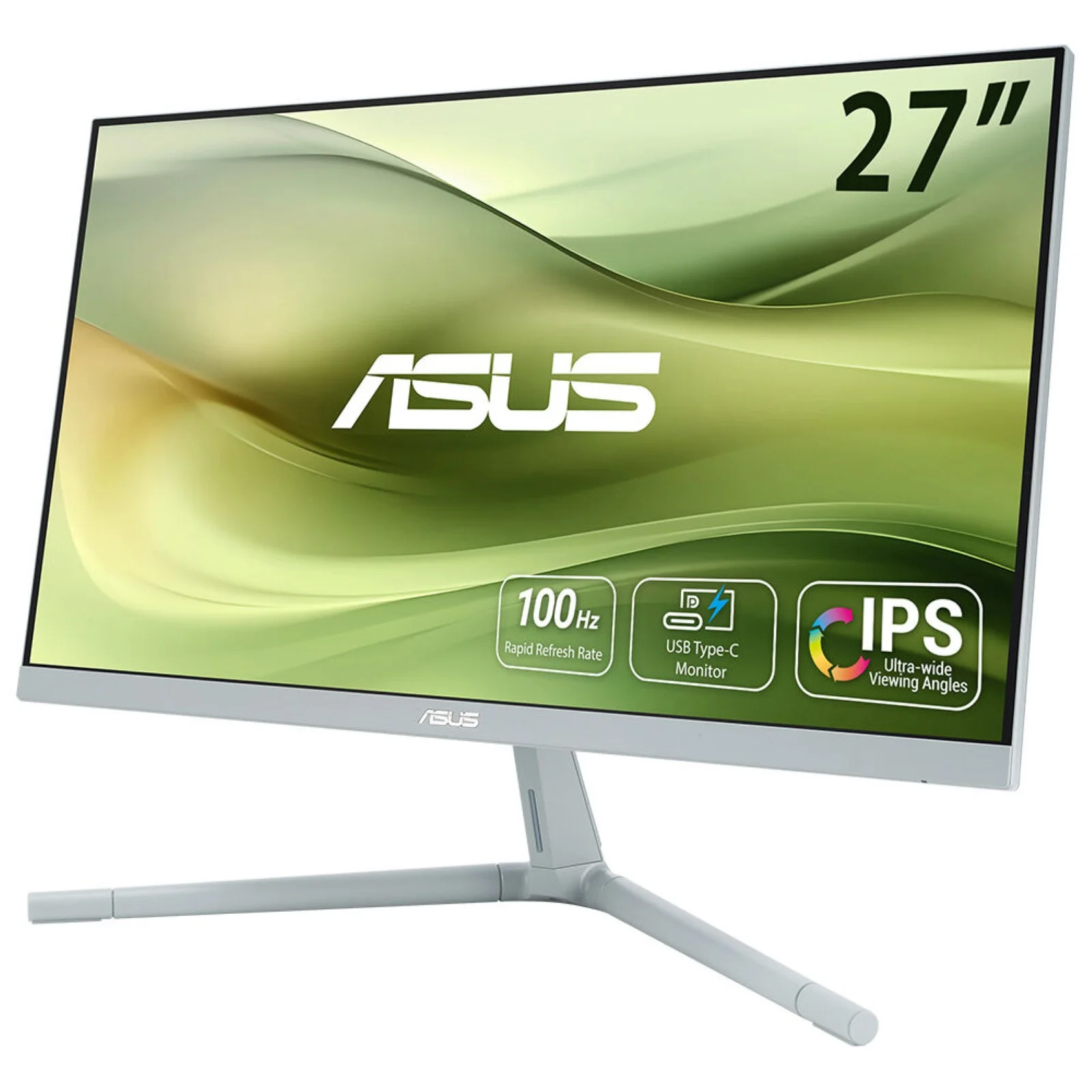 ASUS VU279CFE-G Computerbildschirm 68,6 cm (27") 1920 x 1080 Pixel Full HD LCD Grün, Grau