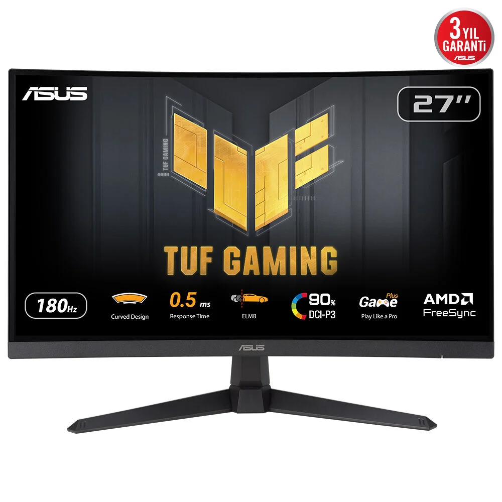 ASUS TUF Gaming VG27WQ3B Computerbildschirm 68,6 cm (27") 2560 x 1440 Pixel Quad HD LCD Schwarz