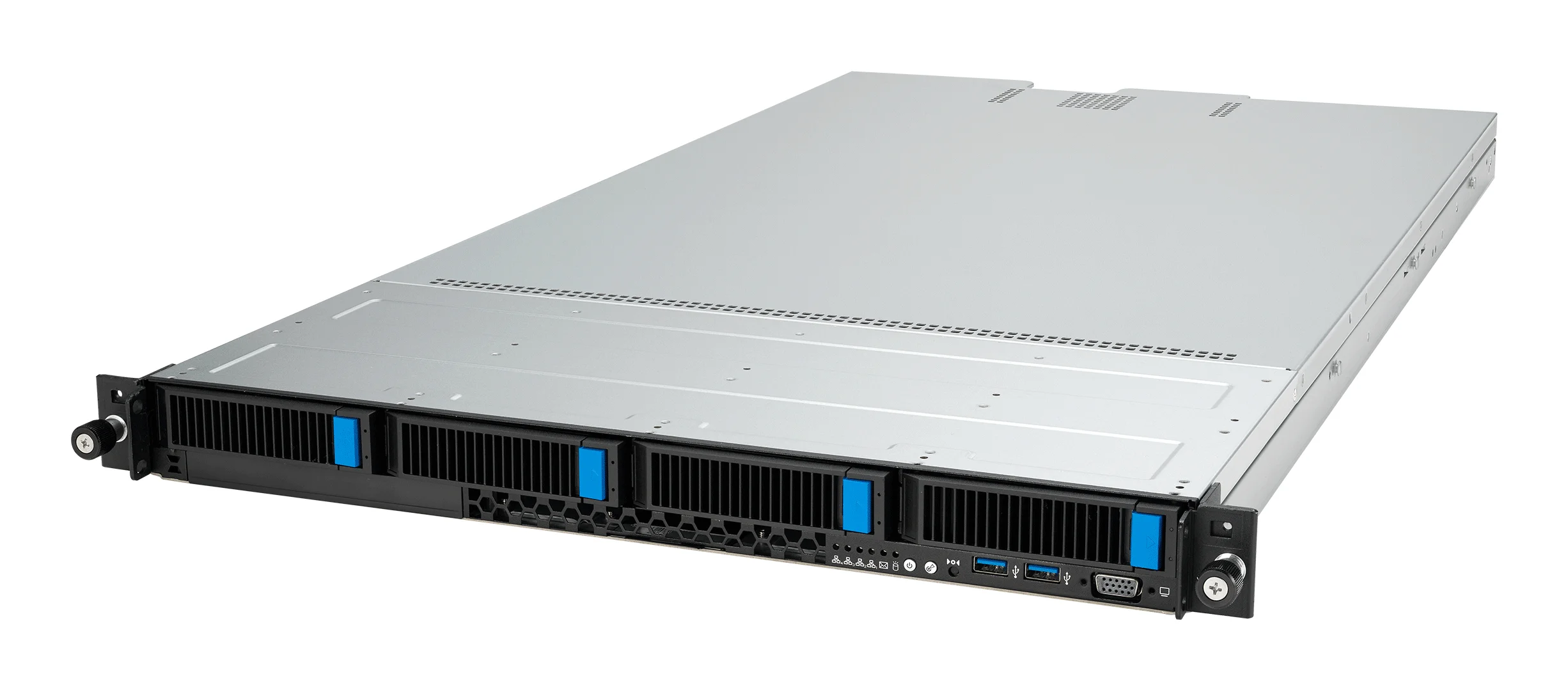 ASUS RS501A-E12-RS4 LGA 6096 Rack (1U) Schwarz, Silber