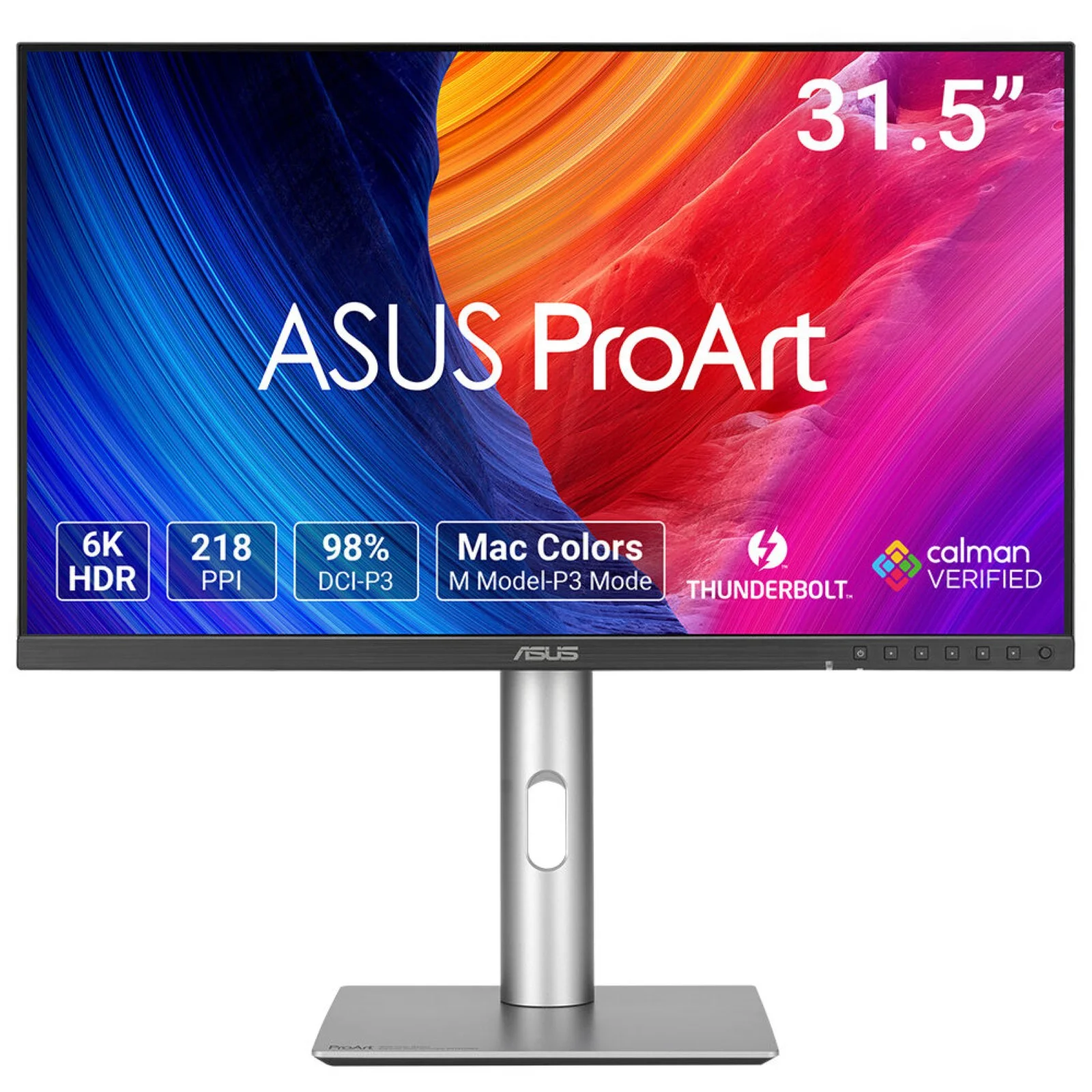ASUS ProArt PA32QCV Computerbildschirm 80 cm (31.5") 6016 x 3384 Pixel 6K Ultra HD LCD Silber