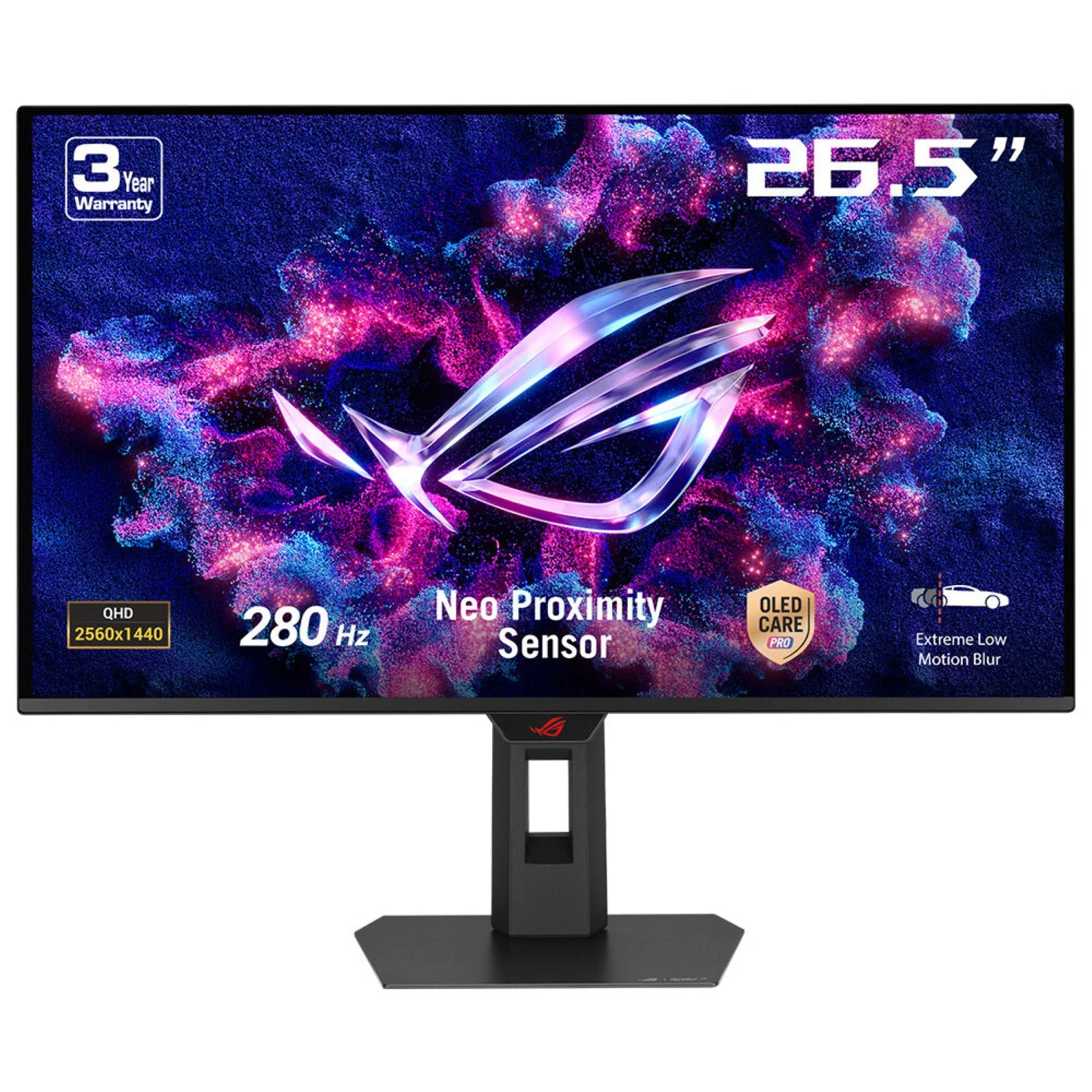 ASUS ROG Strix OLED XG27ACDMS Computerbildschirm 67,3 cm (26.5") 2560 x 1440 Pixel Quad HD QD-OLED Schwarz