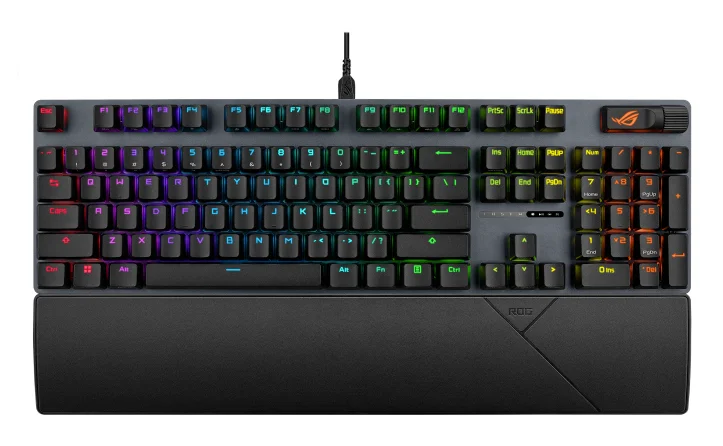 ASUS ROG Strix Scope II X Tastatur Gaming USB Schweiz Schwarz