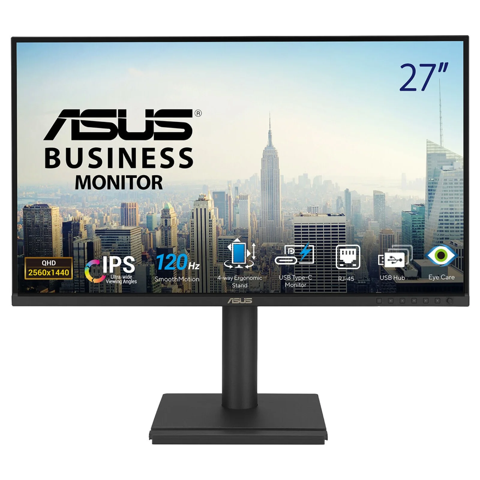 ASUS BE27ACGN Computerbildschirm 68,6 cm (27") 2560 x 1440 Pixel Quad HD LCD Schwarz