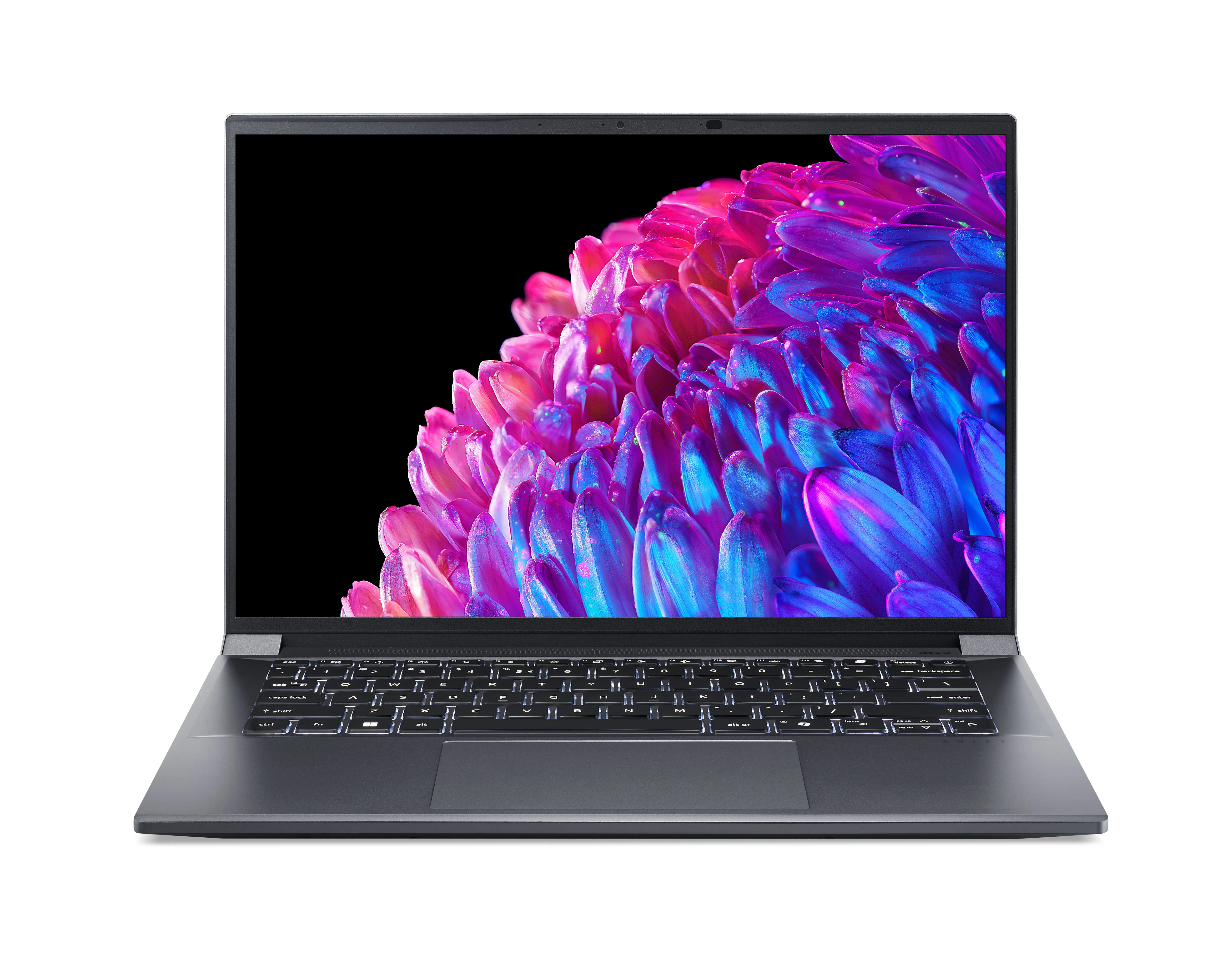 Acer Swift SFX14-72G-57B5 Intel Core Ultra 5 125H Laptop 36,8 cm (14.5") 2.8K 32 GB LPDDR5-SDRAM 1 TB SSD NVIDIA GeForce RTX 4050 Wi-Fi 6 (802.11ax) Windows 11 Pro Grau