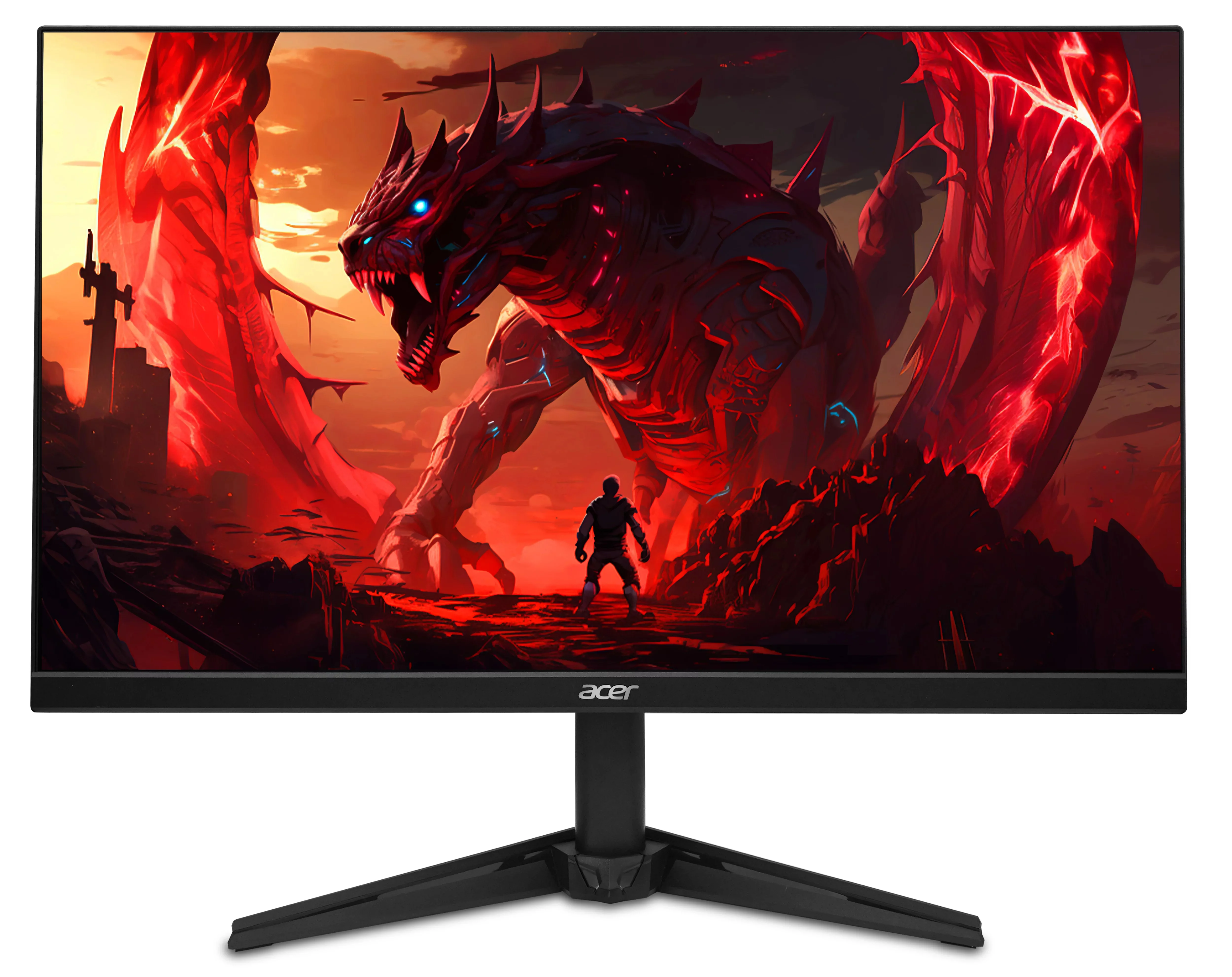 Acer NITRO QG1 QG241Y X1bmiipx Computerbildschirm 60,5 cm (23.8") 1920 x 1080 Pixel Full HD LCD Schwarz, Rot