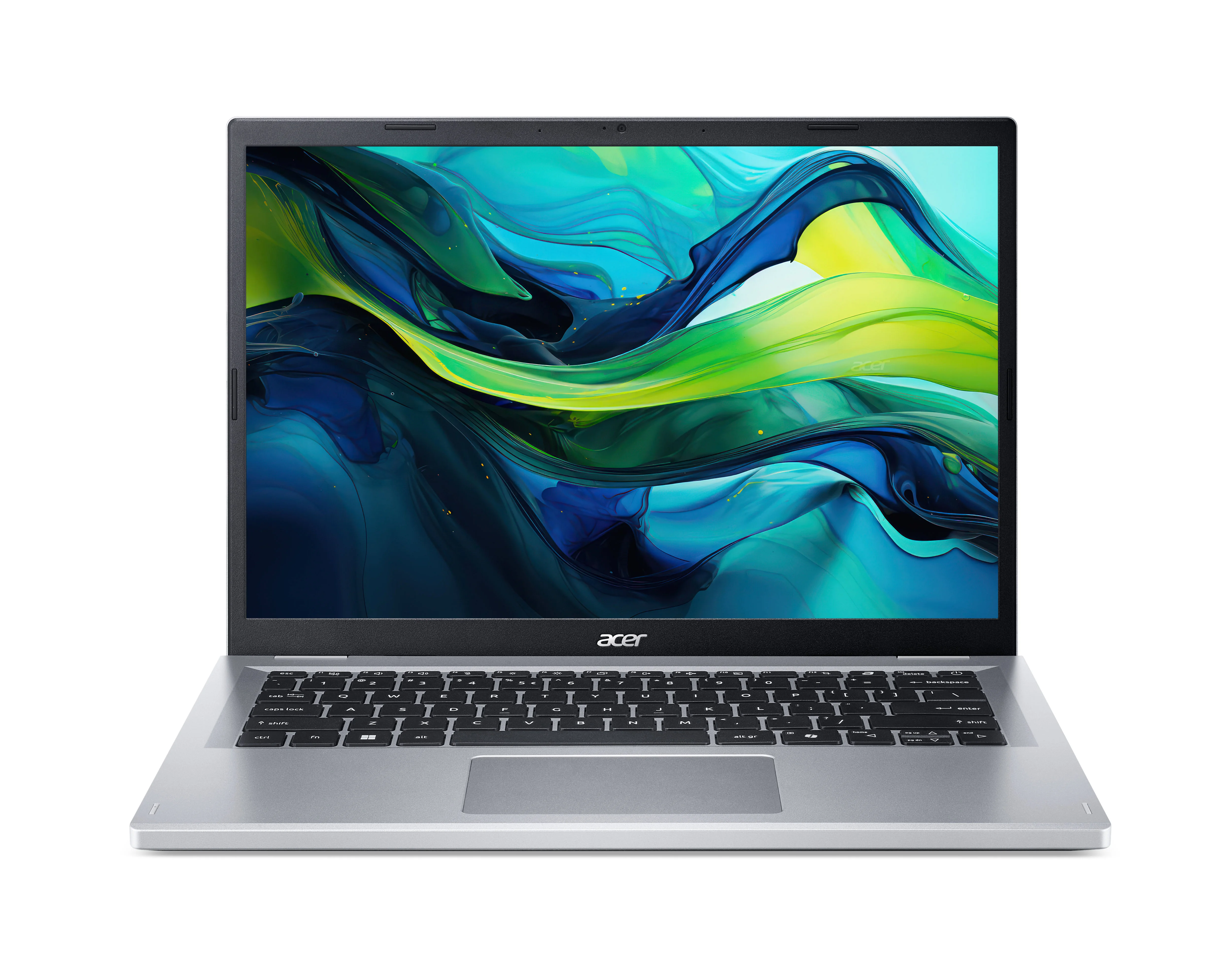 Acer Aspire AG14-32P-C5BD Intel® N N150 Laptop 35,6 cm (14") WUXGA 8 GB DDR5-SDRAM 512 GB SSD Wi-Fi 6 (802.11ax) Windows 11 Home Silber