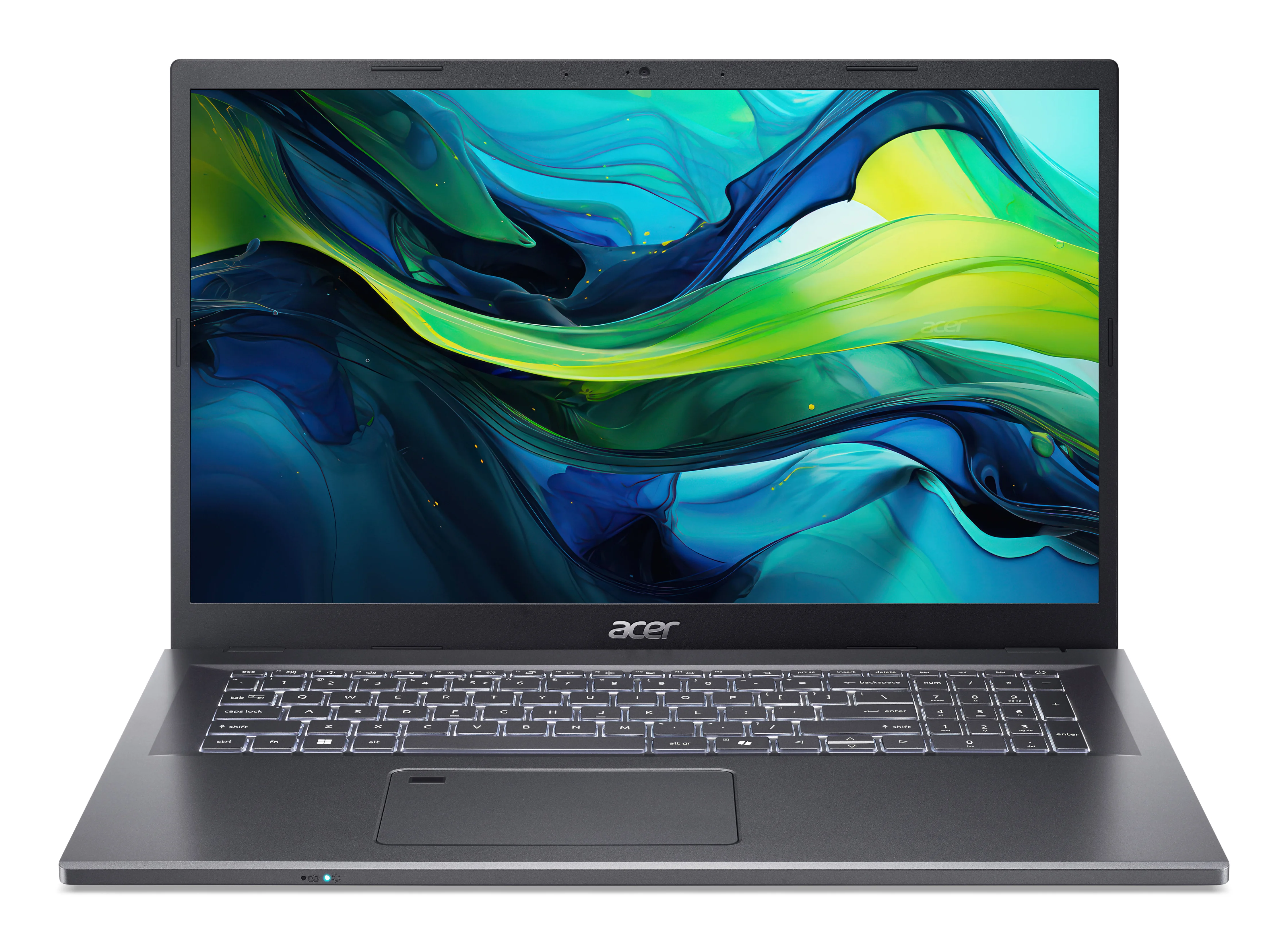 Acer Aspire A17-51M-58BX Intel Core 5 120U Laptop 43,9 cm (17.3") Full HD 32 GB LPDDR5-SDRAM 512 GB SSD Wi-Fi 6E (802.11ax) Windows 11 Pro Grau