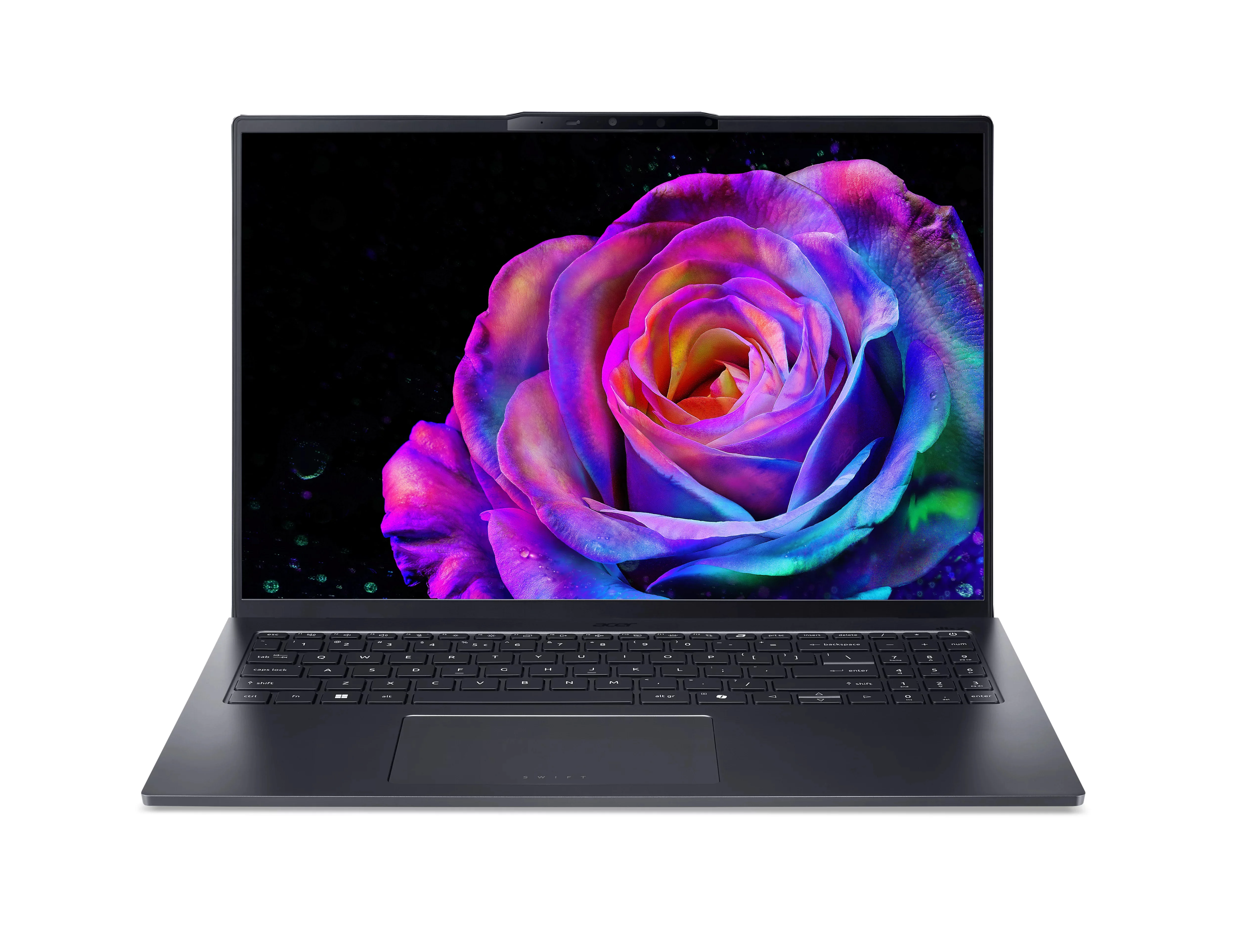 Acer Swift Go 16 SFG16-73-7943 Intel Core Ultra 7 255H Laptop 40,6 cm (16") WUXGA+ 16 GB LPDDR5x-SDRAM 1 TB SSD Wi-Fi 6E (802.11ax) Windows 11 Home Grau QWERTZ Deutsch