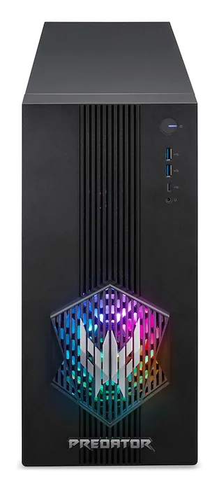 Acer Predator PO3-665_H810 Intel Core Ultra 7 265F 32 GB DDR5-SDRAM 1 TB SSD NVIDIA GeForce RTX 5070 Windows 11 Home Desktop PC Schwarz