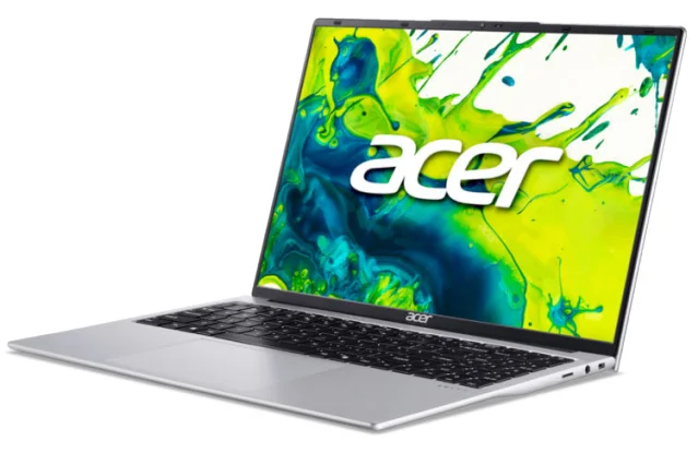 Acer Swift SFL16-31P-35PF Intel Core 3 N355 Laptop 40,6 cm (16") WUXGA 16 GB 512 GB SSD Wi-Fi 6 (802.11ax) Windows 11 Home Silber QWERTZ Deutsch