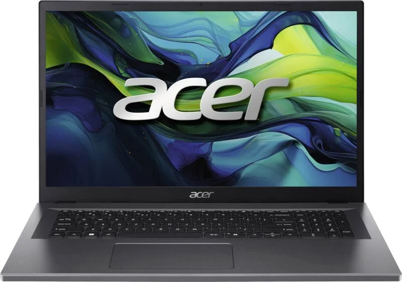 Acer Aspire Go 17 AG17-31P-33AJ Intel Core 3 N355 Laptop 43,9 cm (17.3") Full HD 16 GB LPDDR5-SDRAM 512 GB SSD Wi-Fi 6 (802.11ax) Windows 11 Home Grau