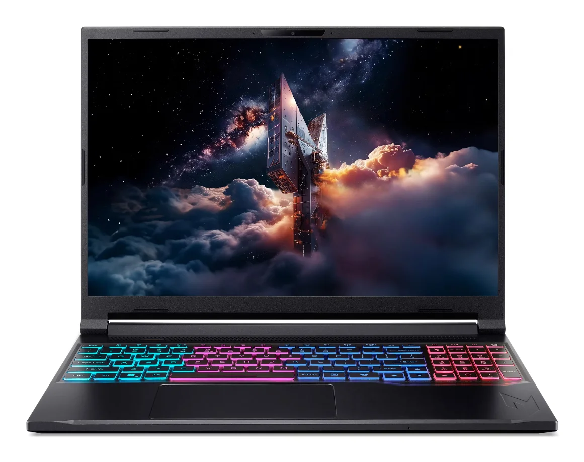 Acer Nitro ANV16S-61-R971 Copilot+ PC AMD Ryzen AI 7 350 Laptop 40,6 cm (16") WQXGA 32 GB DDR5-SDRAM 1 TB SSD NVIDIA GeForce RTX 5060 Wi-Fi 6E (802.11ax) Windows 11 Home Schwarz