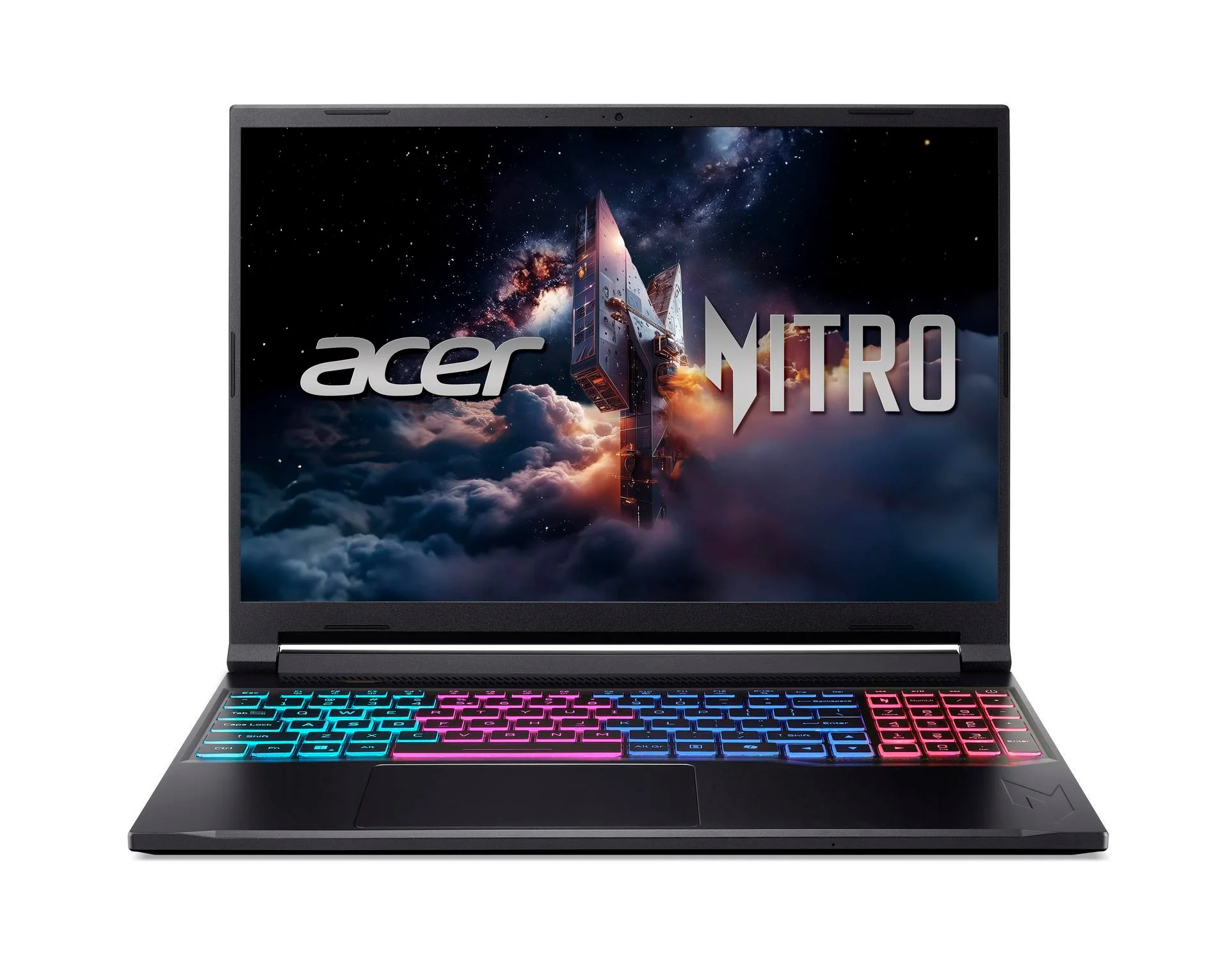 Acer Nitro ANV16S-41-R2K2 AMD Ryzen AI 7 260 Laptop 40,6 cm (16") WQXGA 16 GB DDR5-SDRAM 1 TB SSD NVIDIA GeForce RTX 5060 Wi-Fi 6E (802.11ax) Windows 11 Home Schwarz Deutsch