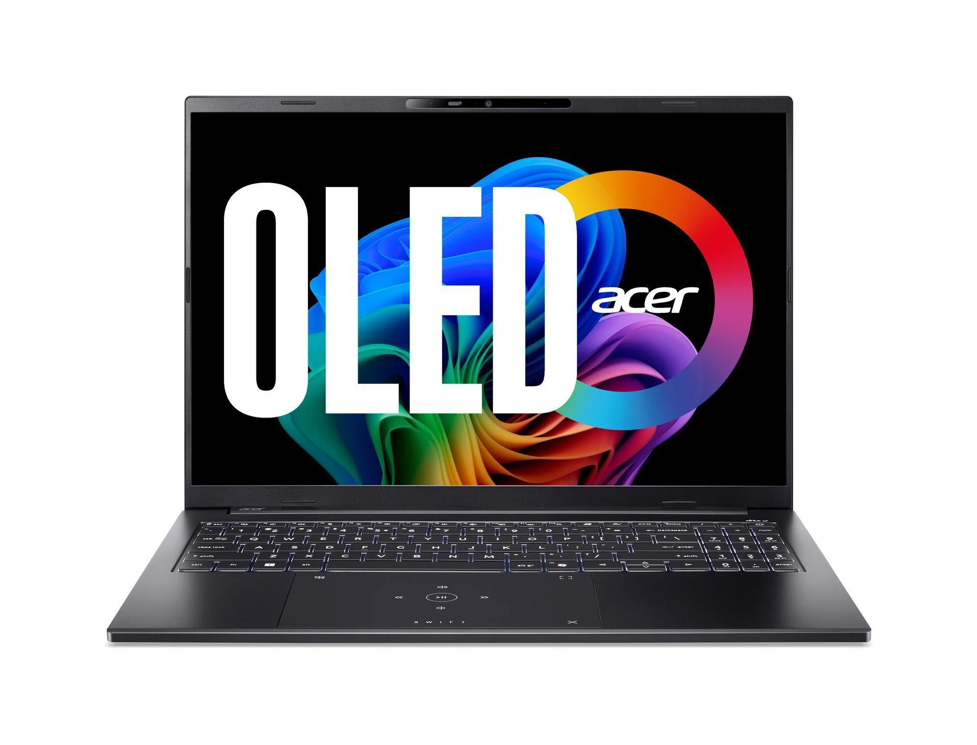Acer Swift Go 16 AI SFG16-74-990B Copilot+ PC Intel Core Ultra 9 288V Laptop 40,6 cm (16") WUXGA+ 32 GB LPDDR5x-SDRAM 1 TB SSD Wi-Fi 7 (802.11be) Windows 11 Home Schwarz Deutsch