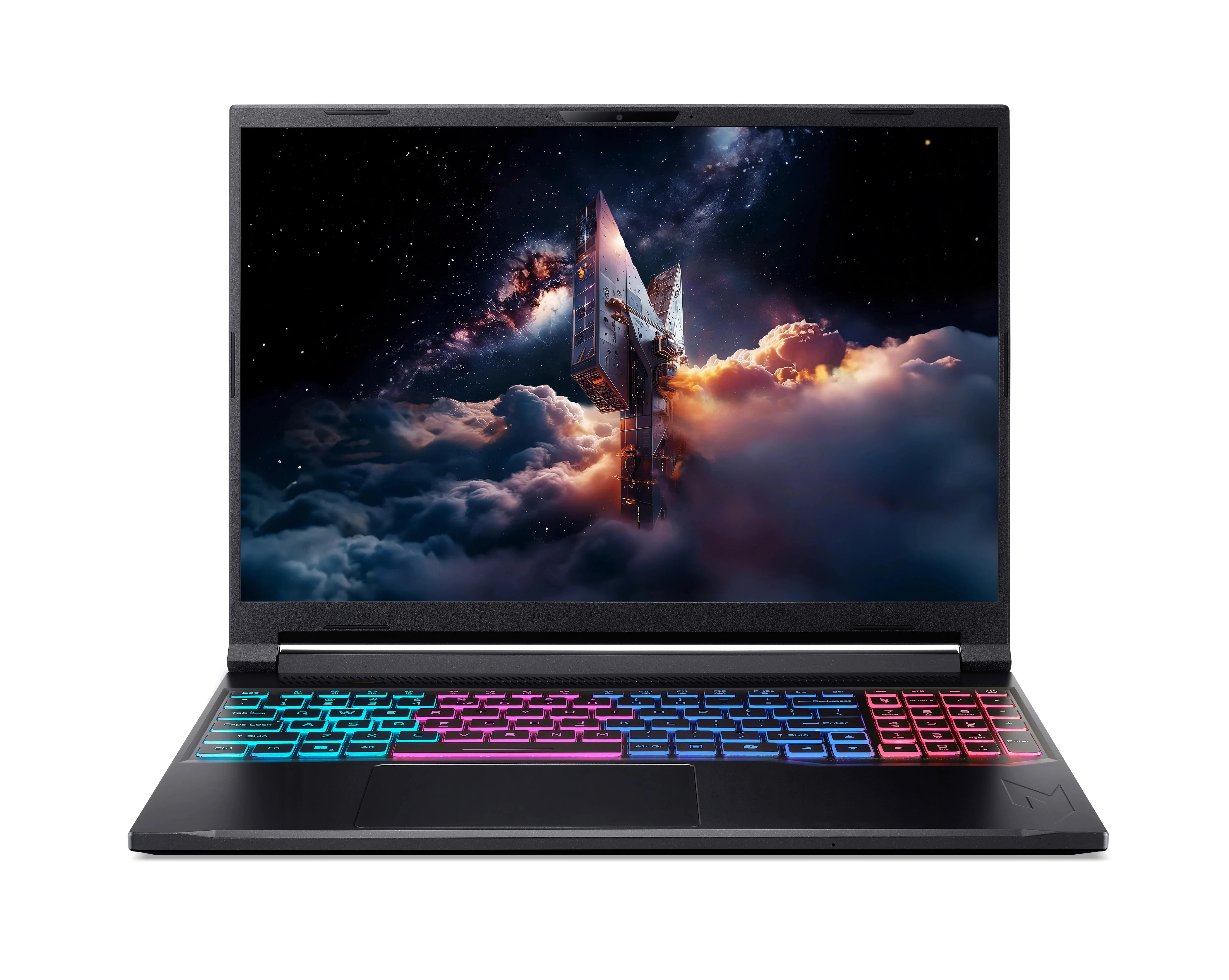 Acer Nitro V 16S ANV16S-71 Intel Core 9 270H Laptop 40,6 cm (16") WQXGA 32 GB DDR5-SDRAM 1 TB SSD NVIDIA GeForce RTX 5070 Wi-Fi 6 (802.11ax) Windows 11 Home Schwarz