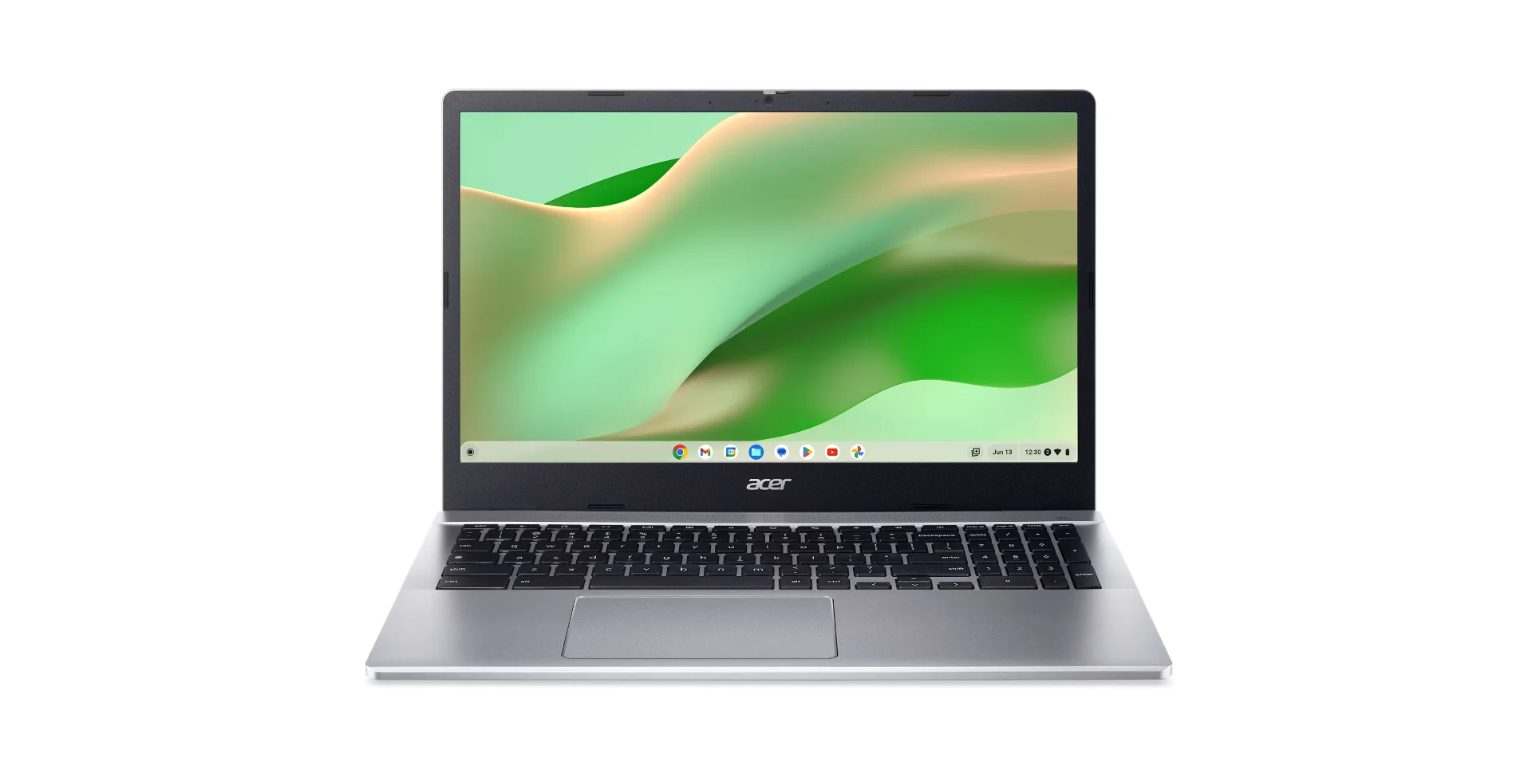 Acer Chromebook CB315-5H-C921 Intel® N N100 39,6 cm (15.6") Touchscreen Full HD 8 GB LPDDR5-SDRAM 128 GB eMMC Wi-Fi 6E (802.11ax) ChromeOS Silber QWERTY