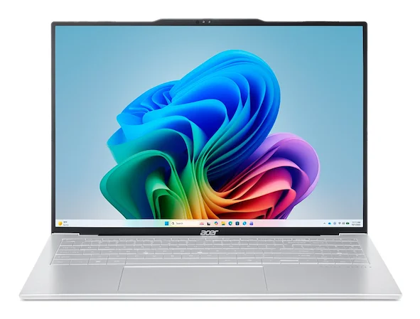 Acer Swift Air 16 OLED SFA16-61M-R2T2 Copilot+ PC AMD Ryzen AI 5 330 Laptop 40,6 cm (16") WUXGA 16 GB DDR5-SDRAM 512 GB SSD Wi-Fi 6 (802.11ax) Windows 11 Home Silber