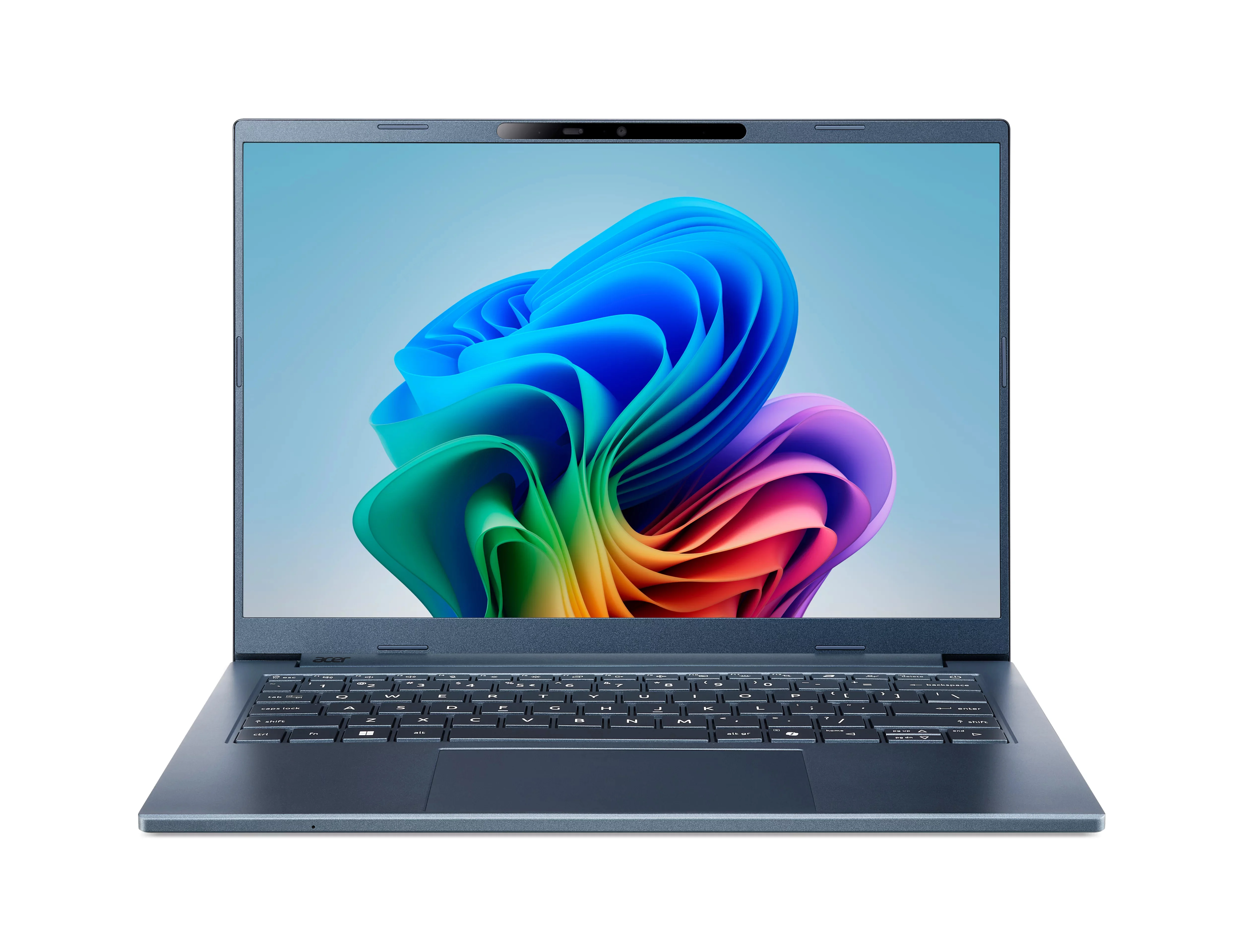 Acer Aspire 14 AI A14-11M-X9PB Snapdragon X1-26-100 Laptop 35,6 cm (14") WUXGA 16 GB LPDDR5x-SDRAM 512 GB SSD Wi-Fi 7 (802.11be) Windows 11 Home Blau