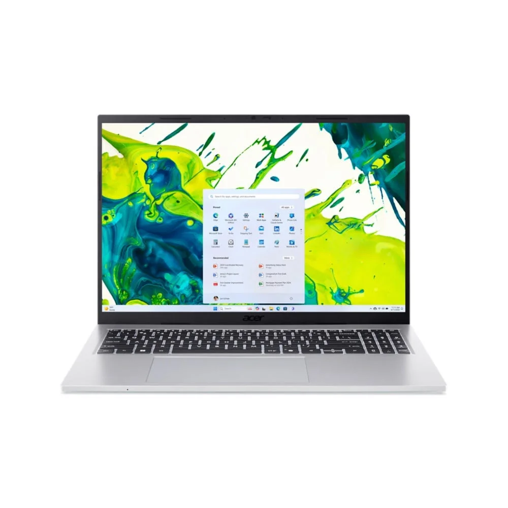 Acer Aspire AG16-71P-70RK Intel Core 7 150U Laptop 40,6 cm (16") WUXGA 32 GB DDR5-SDRAM 1 TB SSD Wi-Fi 6 (802.11ax) Windows 11 Home Silber