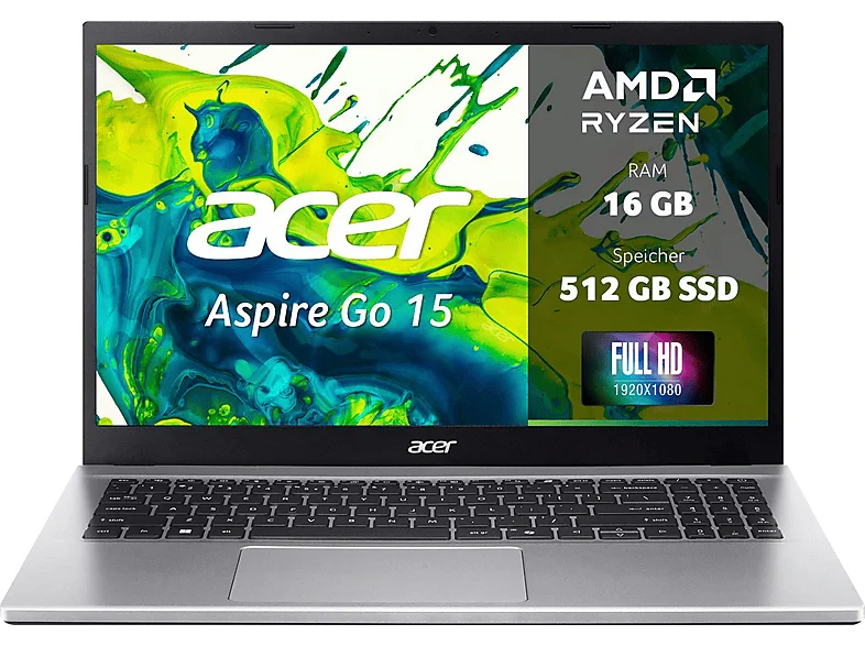 ACER Aspire Go 15 (AG15-42P-R8UL) - 15,6 Zoll AMD Ryzen™ 7 5825U 16 GB 512 Radeon™ Onboard Graphics Windows 11 Home