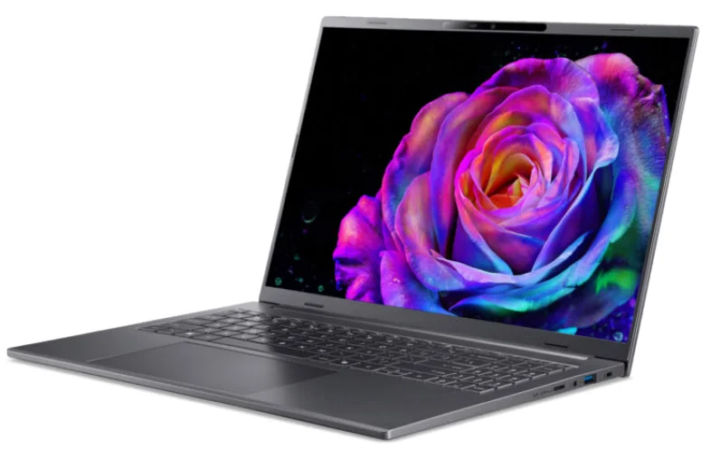 Acer Aspire A16-52M-54E8 Copilot+ PC Intel Core Ultra 5 226V Laptop 40,6 cm (16") WUXGA 16 GB LPDDR5x-SDRAM 512 GB SSD Wi-Fi 7 (802.11be) Windows 11 Home Grau QWERTZ Deutsch