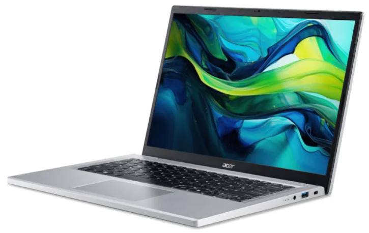 Acer Aspire AG14-71P-51T9 Intel® Core™ i5 i5-13420H Laptop 35,6 cm (14") WUXGA 16 GB DDR5-SDRAM 1 TB SSD Wi-Fi 6 (802.11ax) Windows 11 Home Silber QWERTZ Deutsch