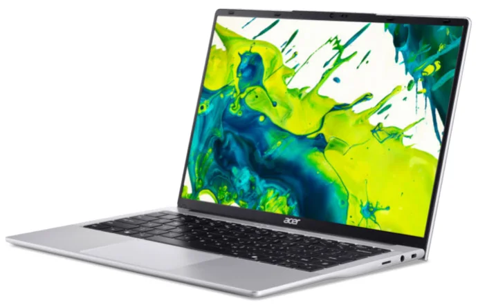 Acer Aspire AL14-32P-37MX Intel Core 3 N355 Laptop 35,6 cm (14") WUXGA 8 GB DDR5-SDRAM 512 GB SSD Wi-Fi 6 (802.11ax) Windows 11 Home Silber QWERTZ Deutsch