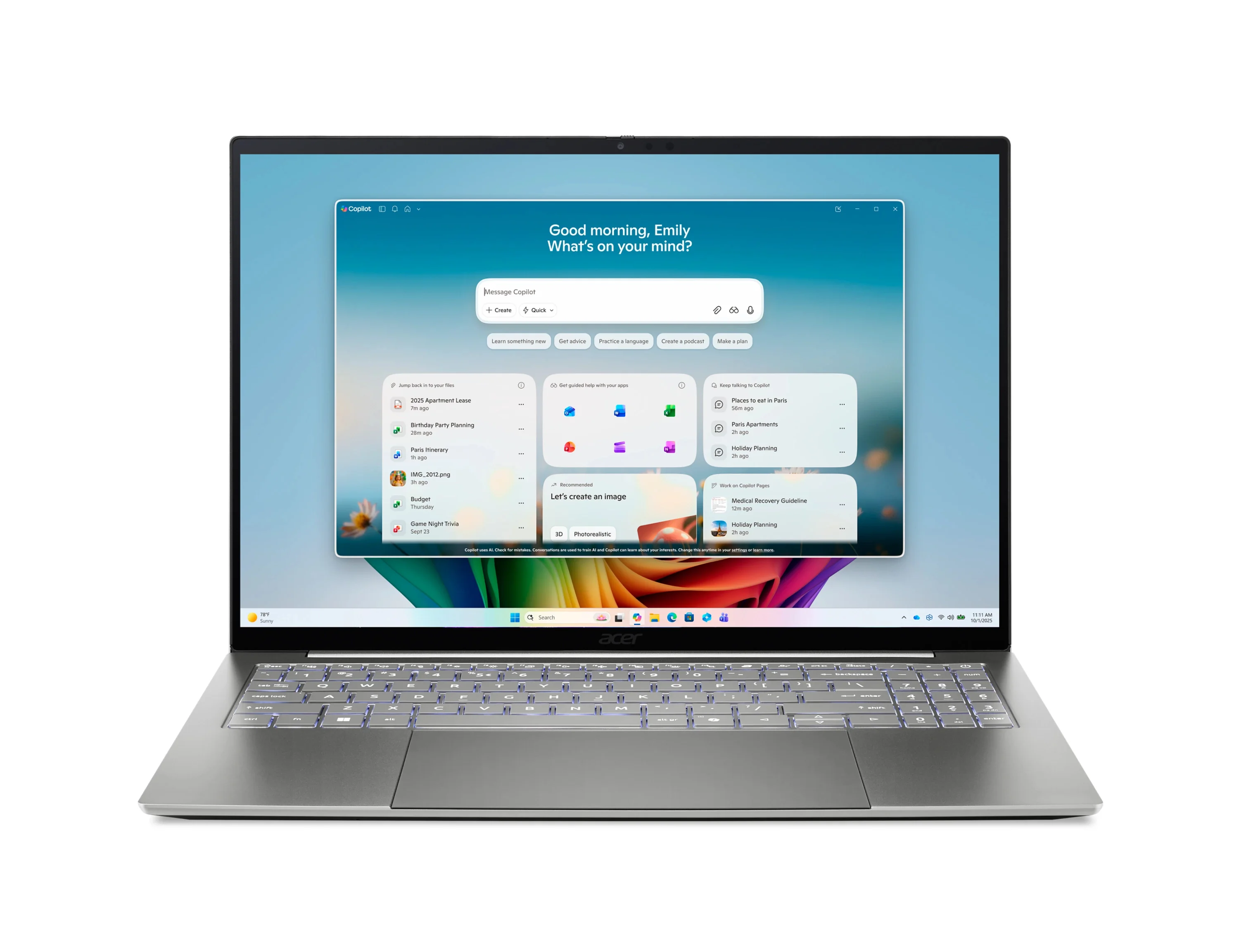 Acer Swift 16 AI SF16-71T-993G SF16-71T Notebook