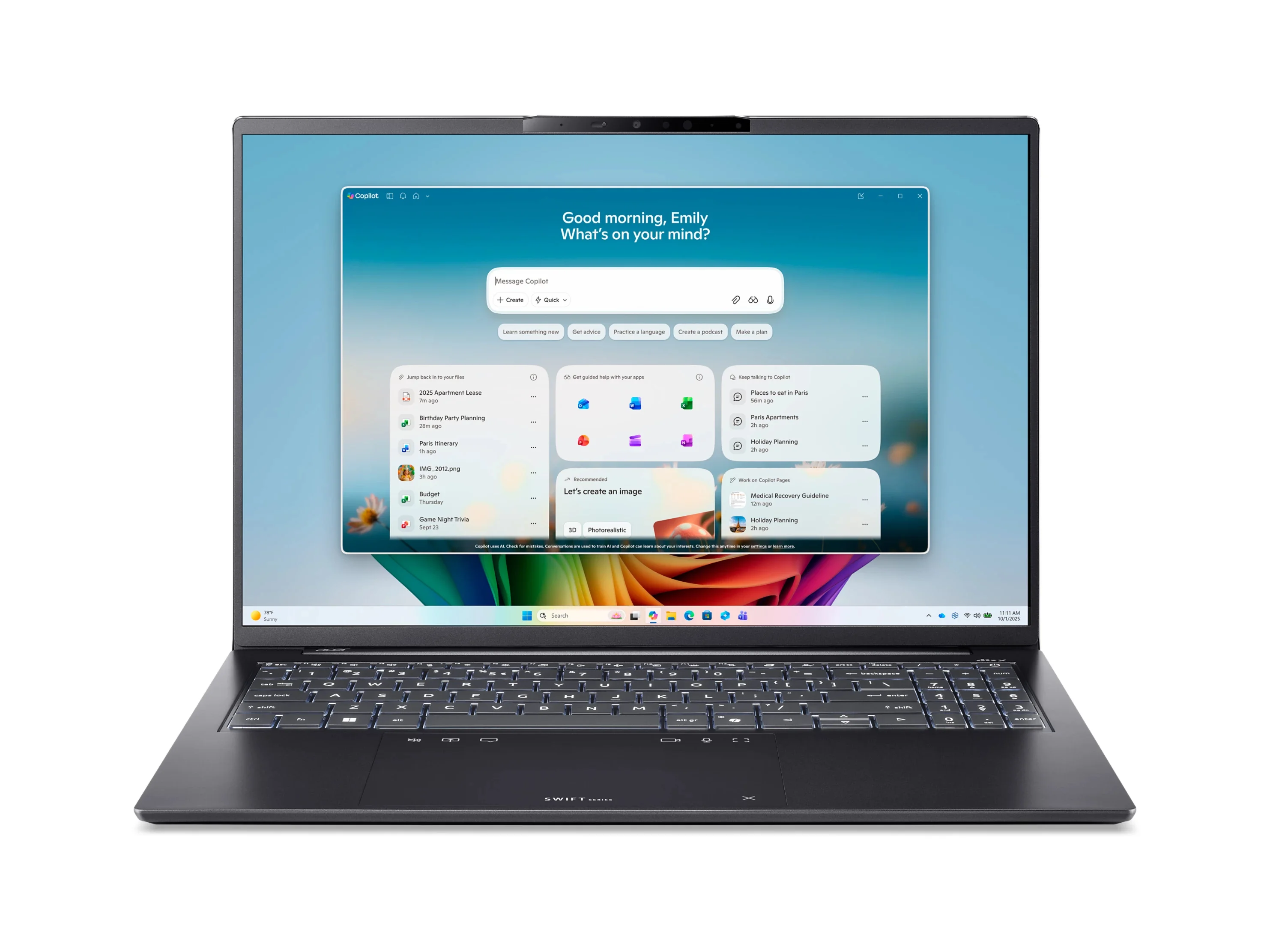 Acer Swift Go 16 AI SFG16-I71-955P SFG16-I71 Notebook