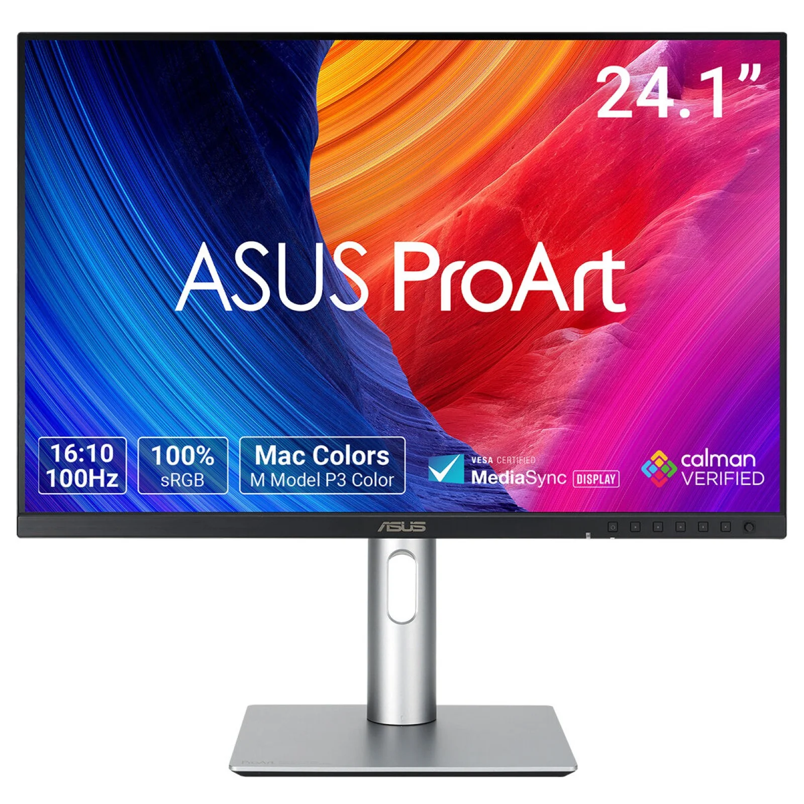 ASUS ProArt PA248QFV Computerbildschirm 61,2 cm (24.1") 1920 x 1200 Pixel WUXGA LCD Silber