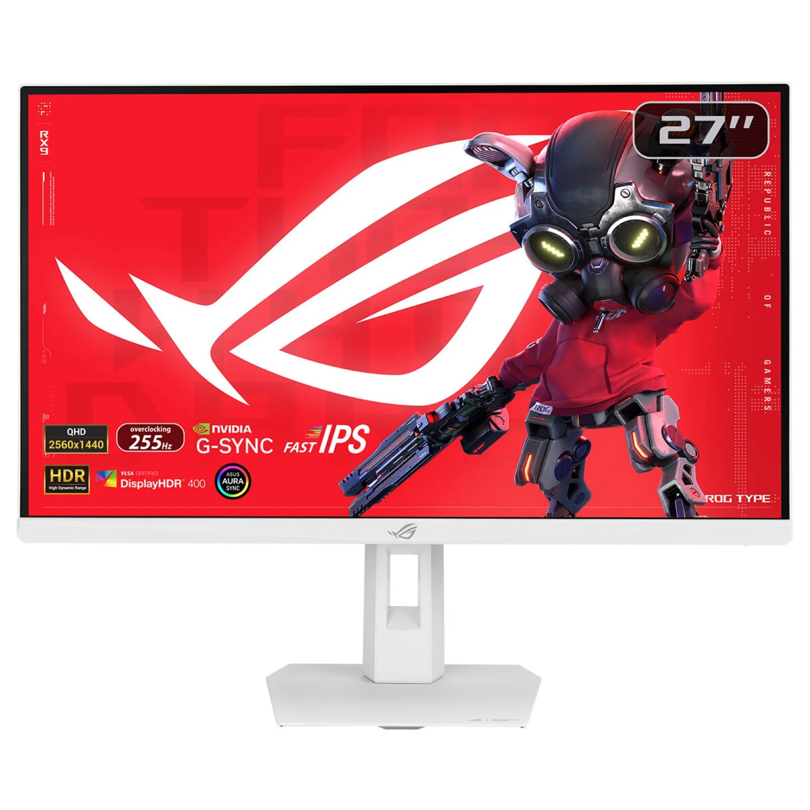 ASUS ROG Strix XG27ACMES-W Computerbildschirm 68,6 cm (27") 2560 x 1440 Pixel Wide Quad HD LCD Weiß