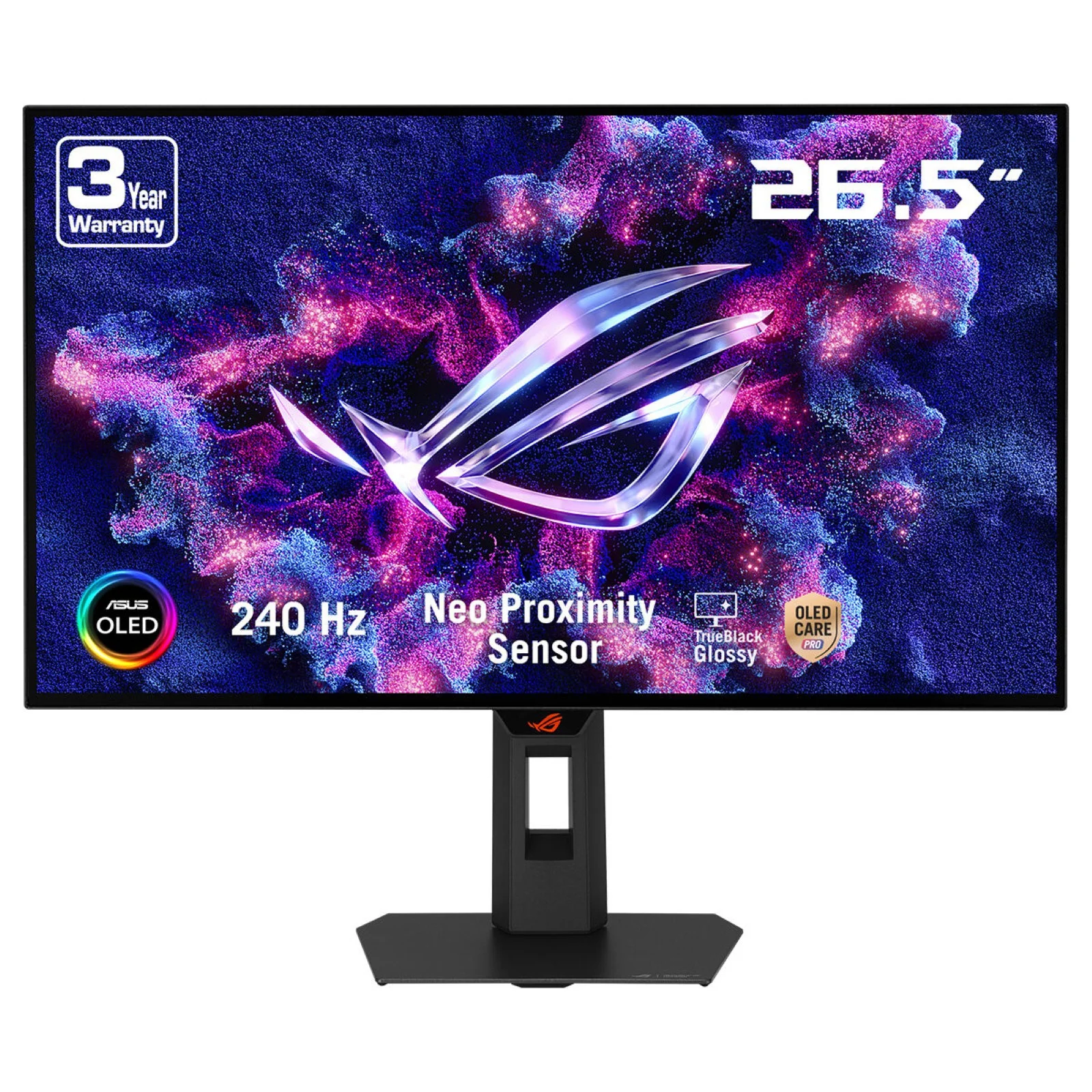 ASUS ROG Strix OLED XG27AQDMGR Computerbildschirm 67,3 cm (26.5") 2560 x 1440 Pixel Quad HD Schwarz