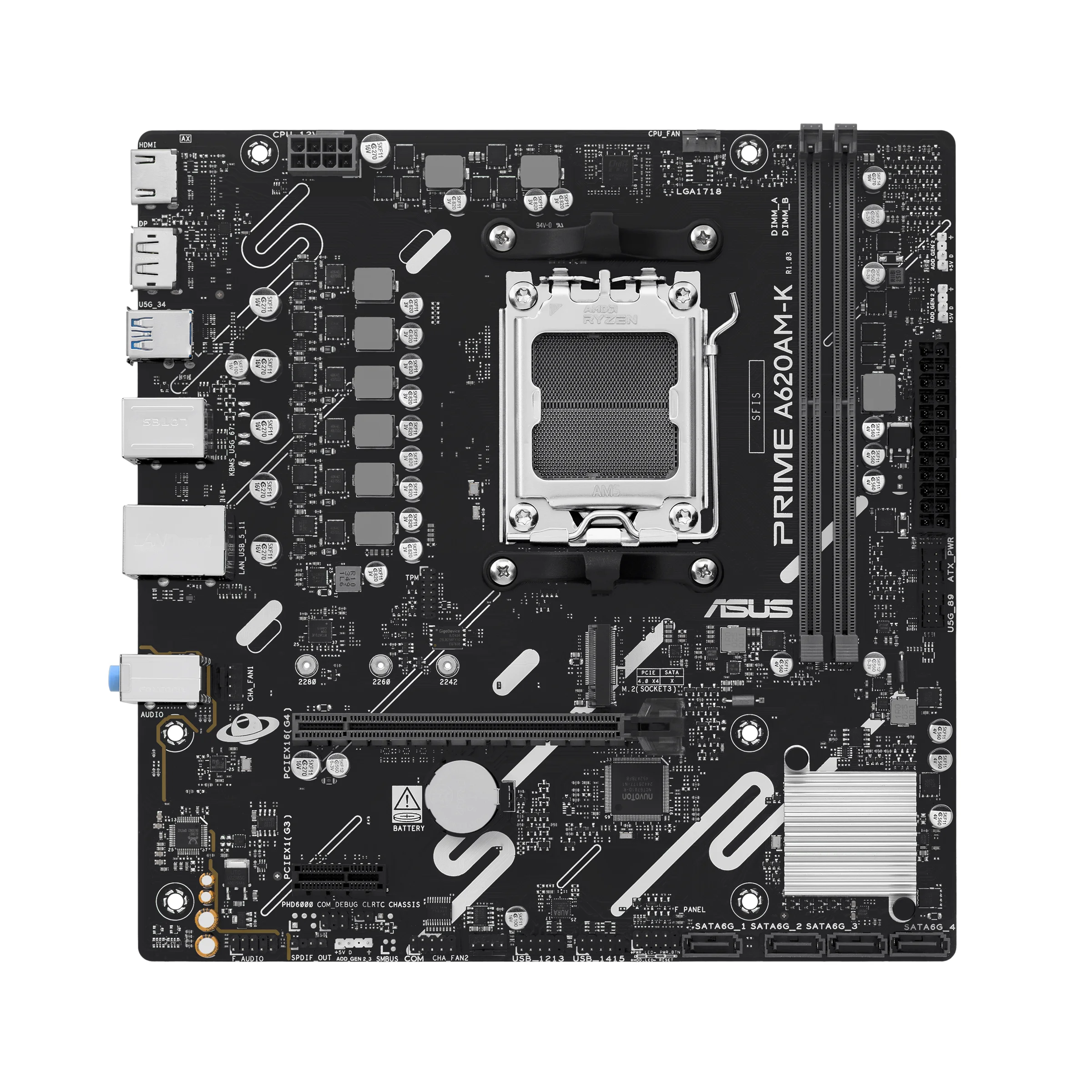 ASUS PRIME A620AM-K AMD A620A Sockel AM5 micro ATX