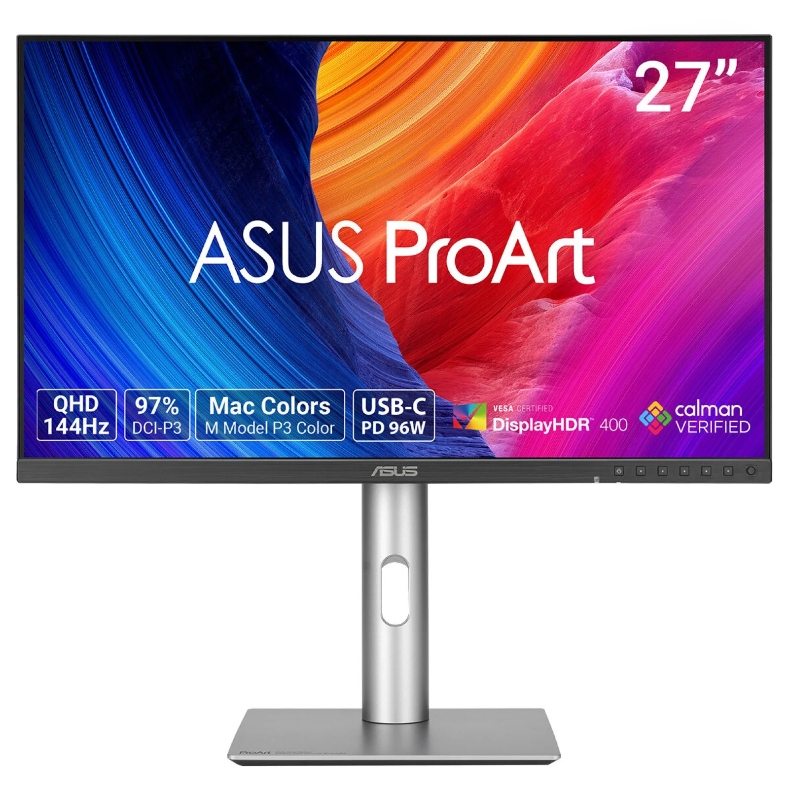 ASUS ProArt PA278CGRV Computerbildschirm 68,6 cm (27") 2560 x 1440 Pixel Wide Quad HD LCD Silber