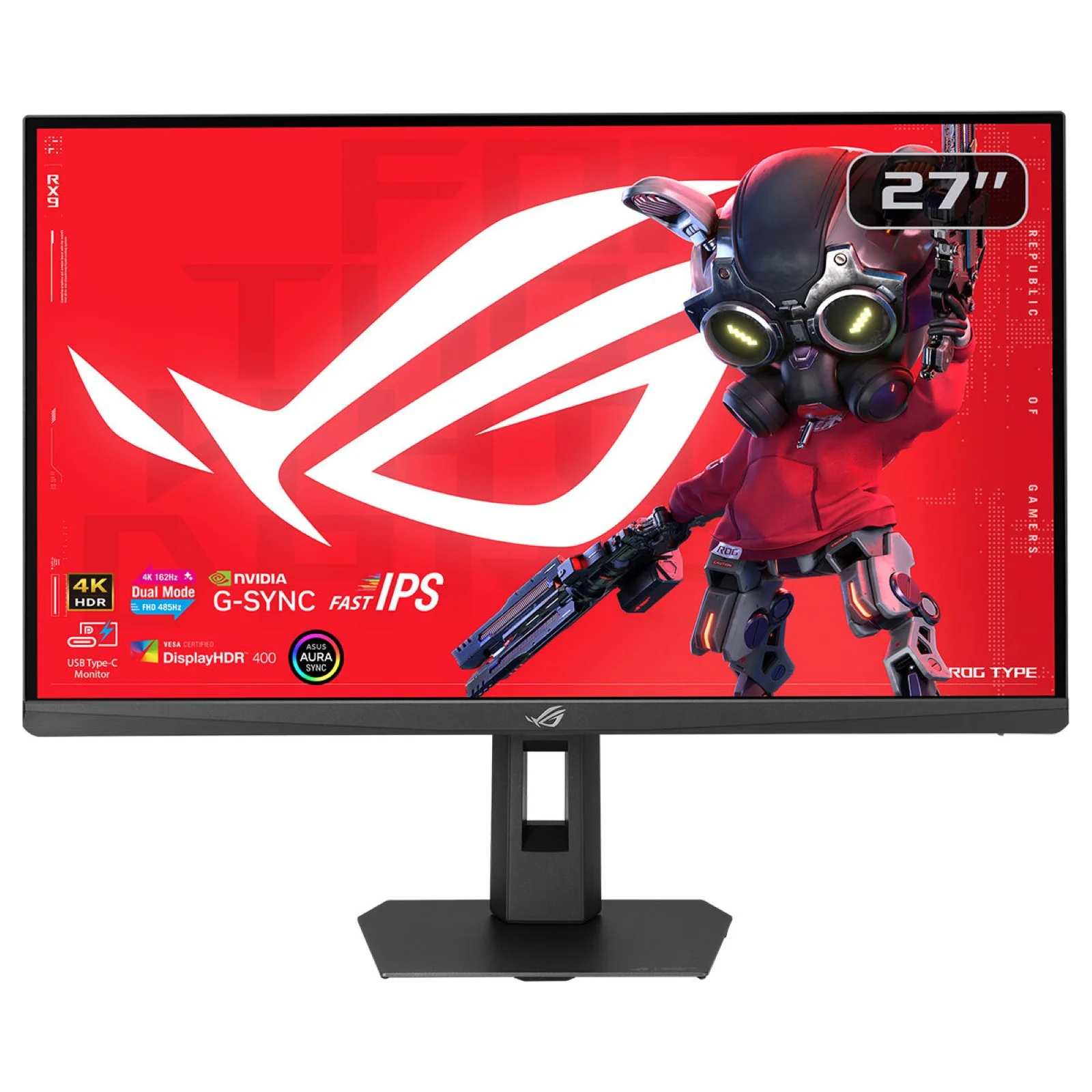 ASUS ROG Strix XG27UCGR Computerbildschirm 68,6 cm (27") 3840 x 2160 Pixel 4K Ultra HD LCD Schwarz