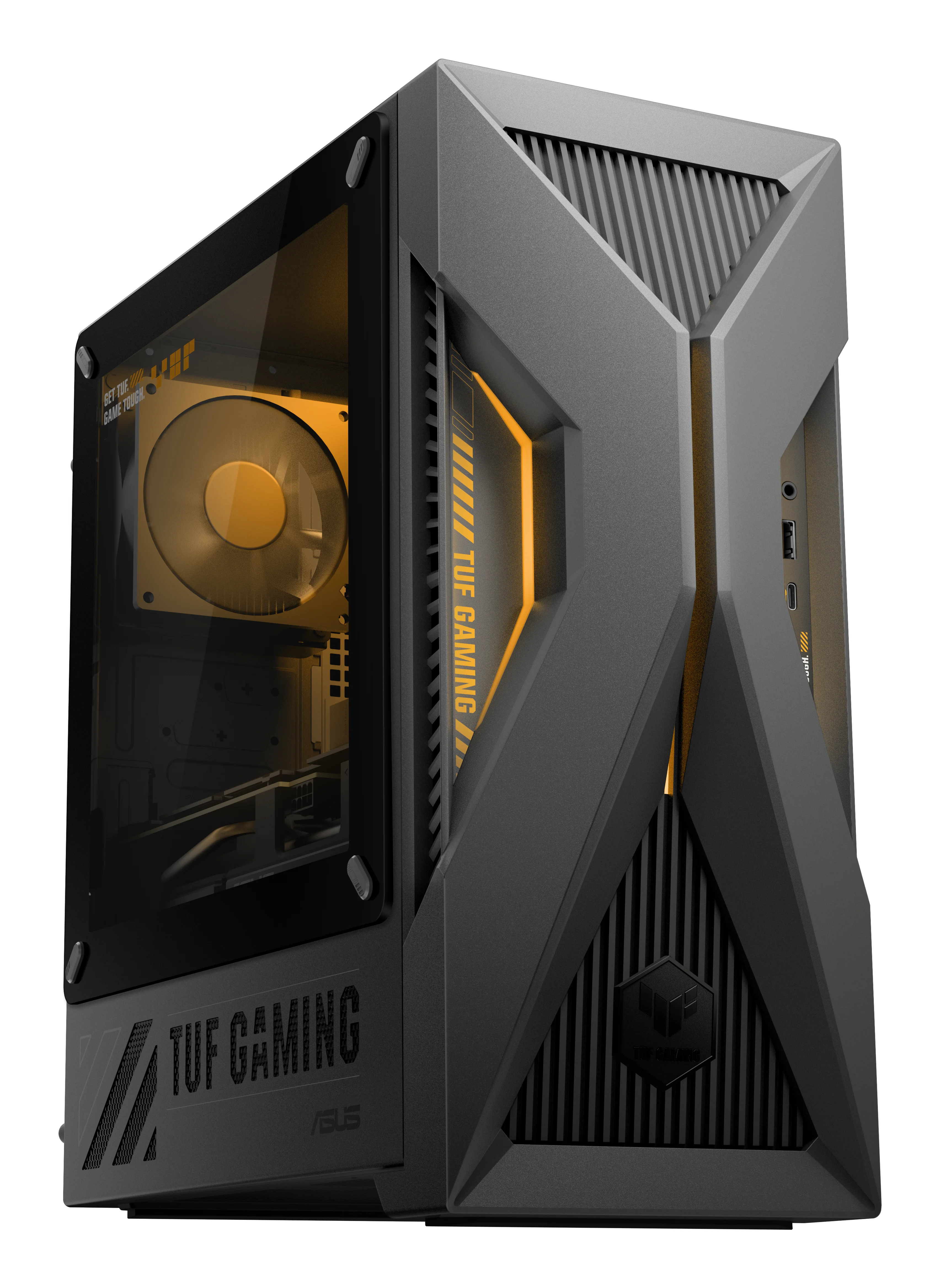 ASUS TUF Gaming T500 TM500MH-0R5220032W AMD Ryzen™ 5 220 16 GB DDR5-SDRAM 1 TB SSD NVIDIA GeForce RTX 5060 Windows 11 Home Mini Tower PC Grau
