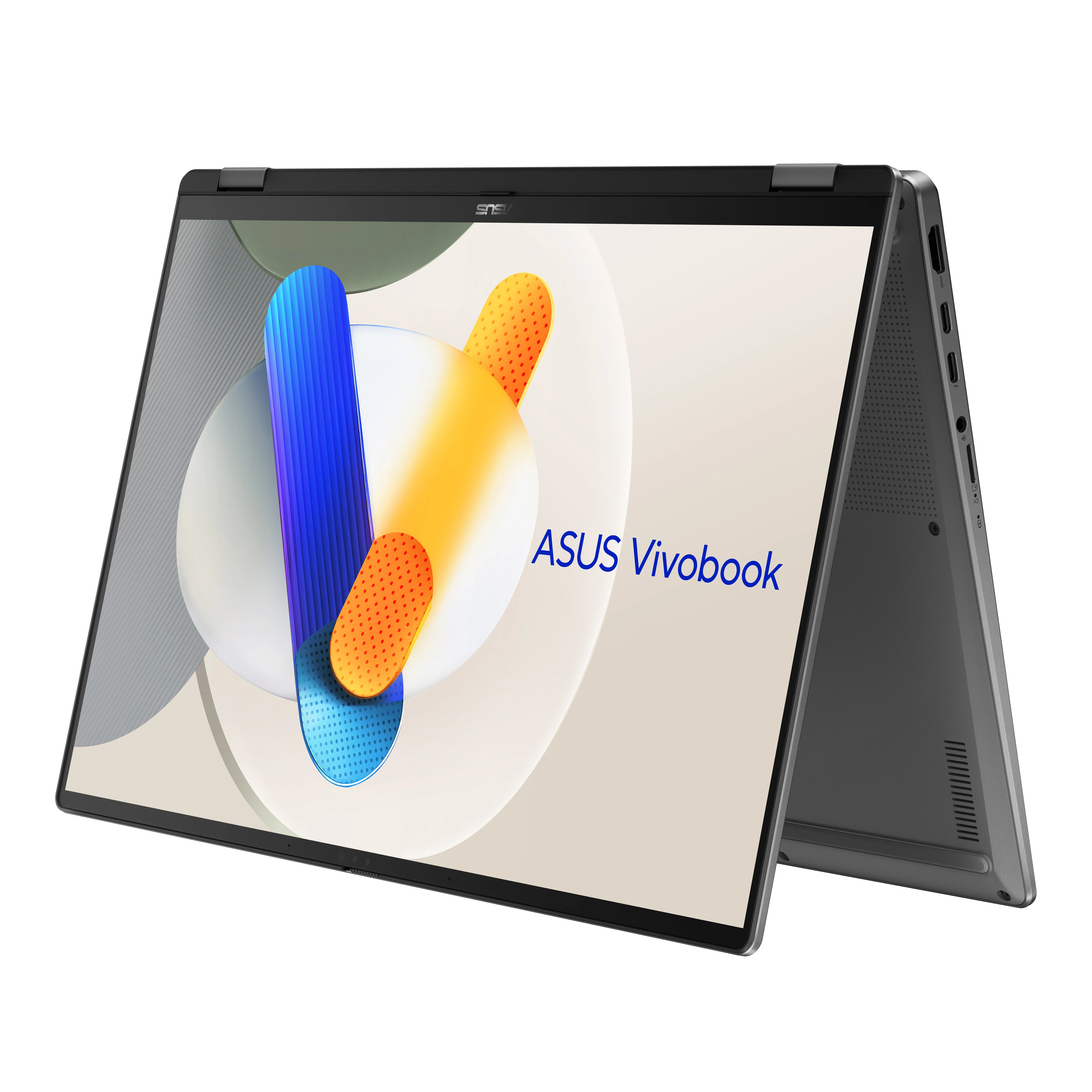 ASUS Vivobook 16 Flip TP3607SA-SI105W Copilot+ PC Intel Core Ultra 7 256V Hybrid (2-in-1) 40,6 cm (16") Touchscreen WUXGA 16 GB LPDDR5x-SDRAM 1 TB SSD Wi-Fi 7 (802.11be) Windows 11 Home Grau QWERTZ Deutsch